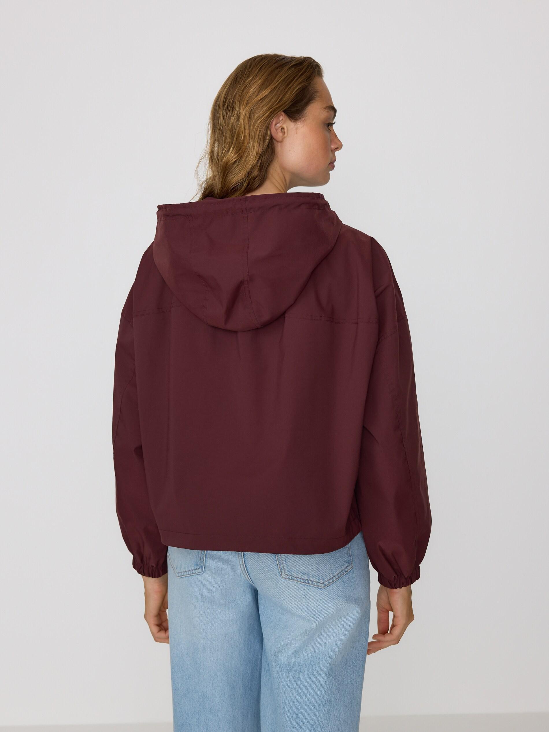 BURGUNDY Hooded jacket, Purple, large image number 5