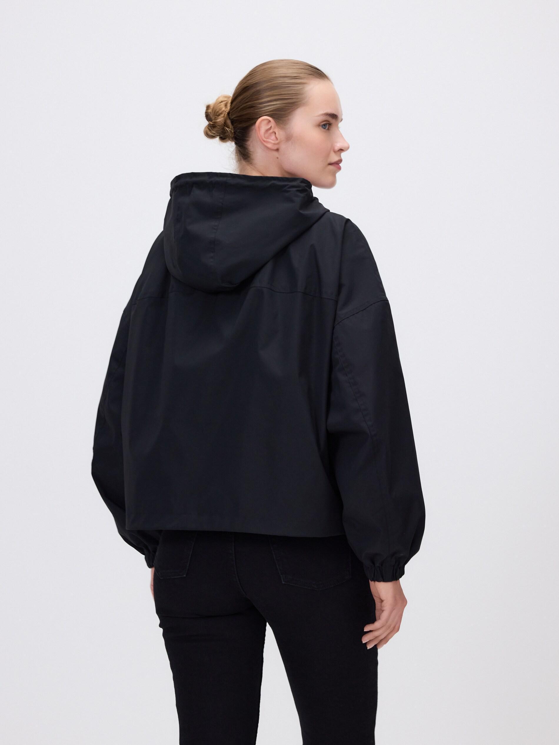 BLACK Hooded jacket, Black, large image number 5