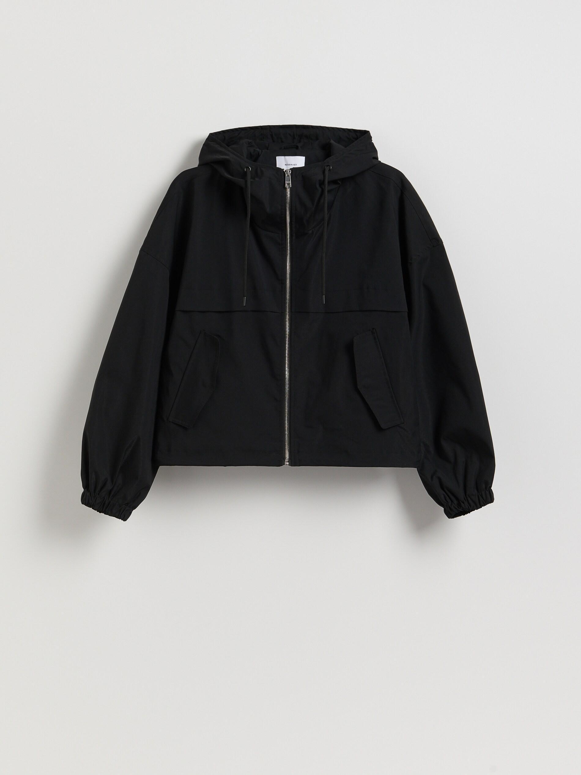 BLACK Hooded jacket, Black, large image number 6