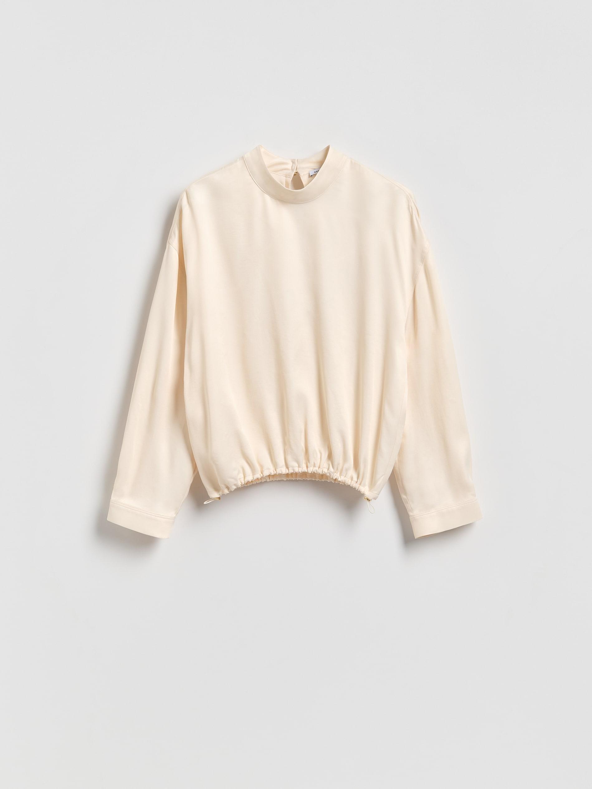 Beige Viscose Blouse, Ivory, large image number 3