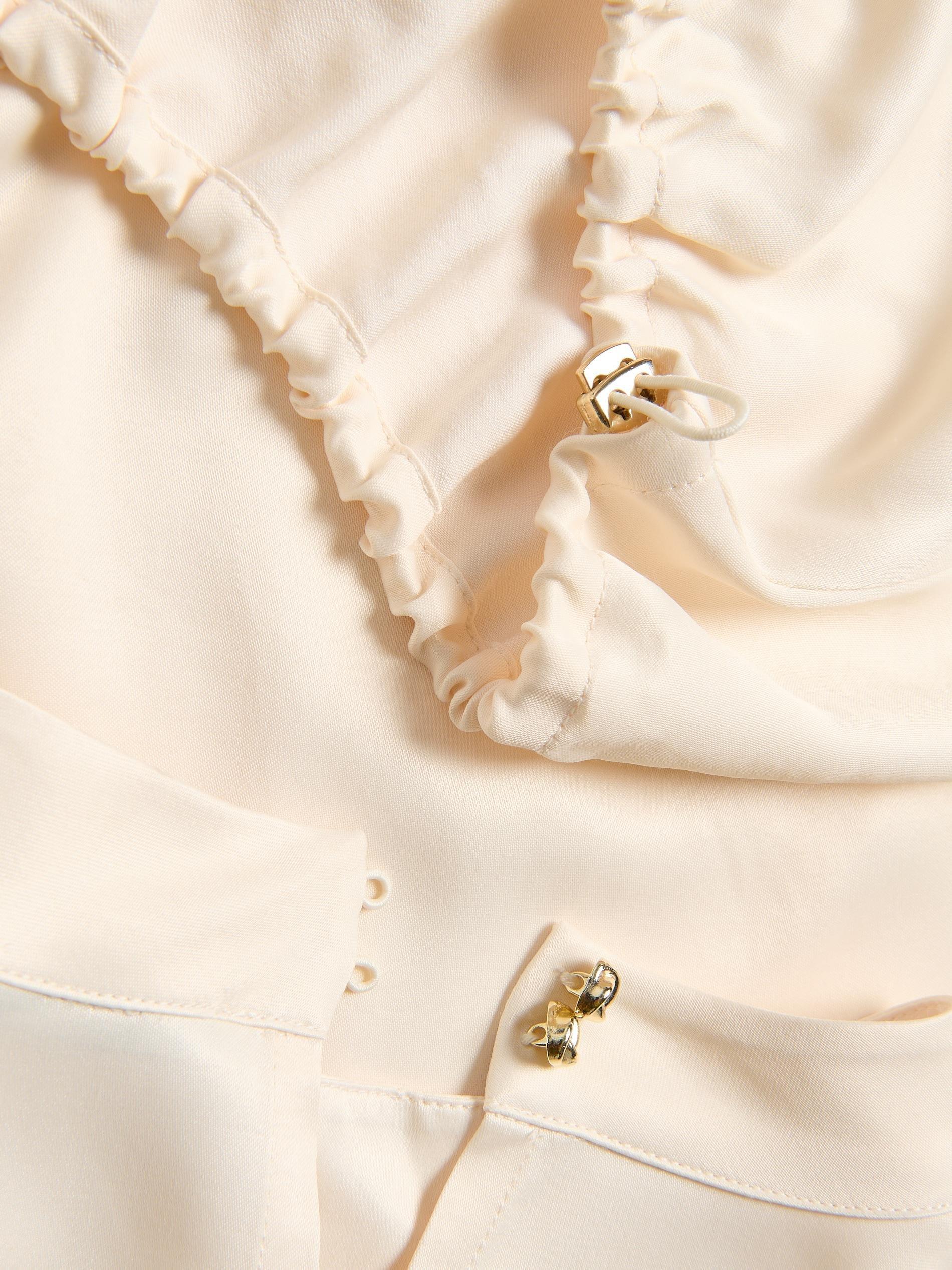 Beige Viscose Blouse, Ivory, large image number 4