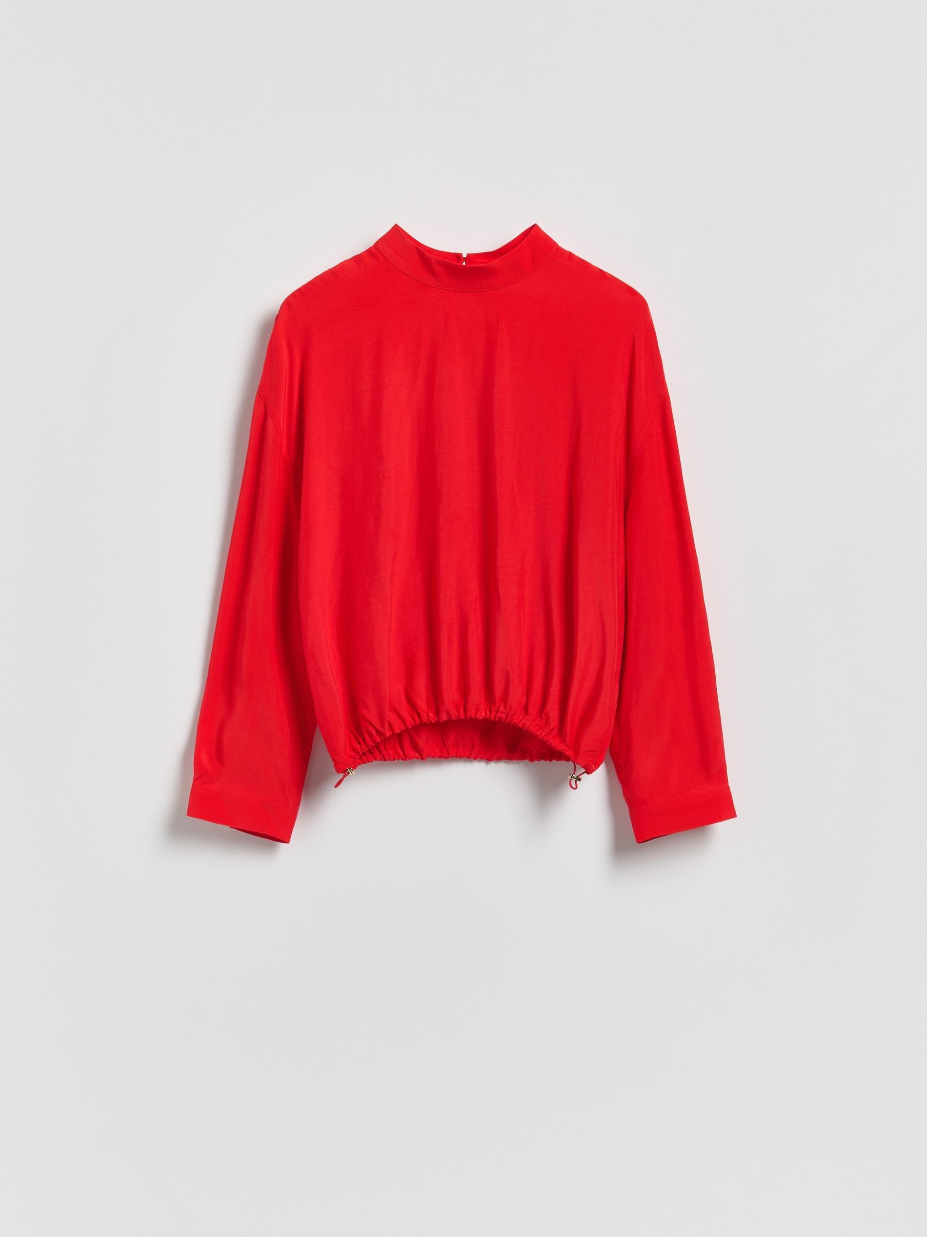 Red Viscose Blouse, Red, large image number 3