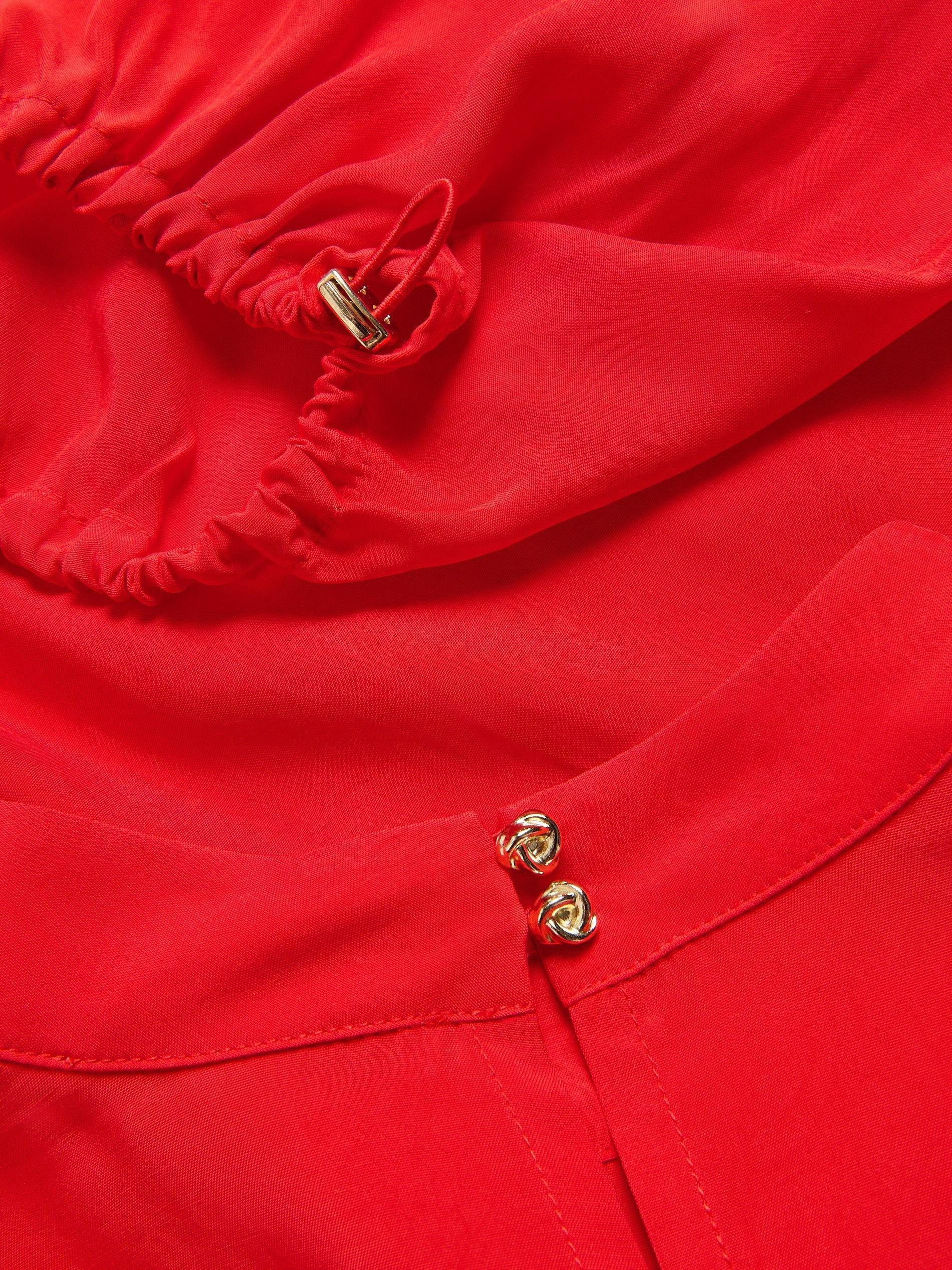 Red Viscose Blouse, Red, large image number 4