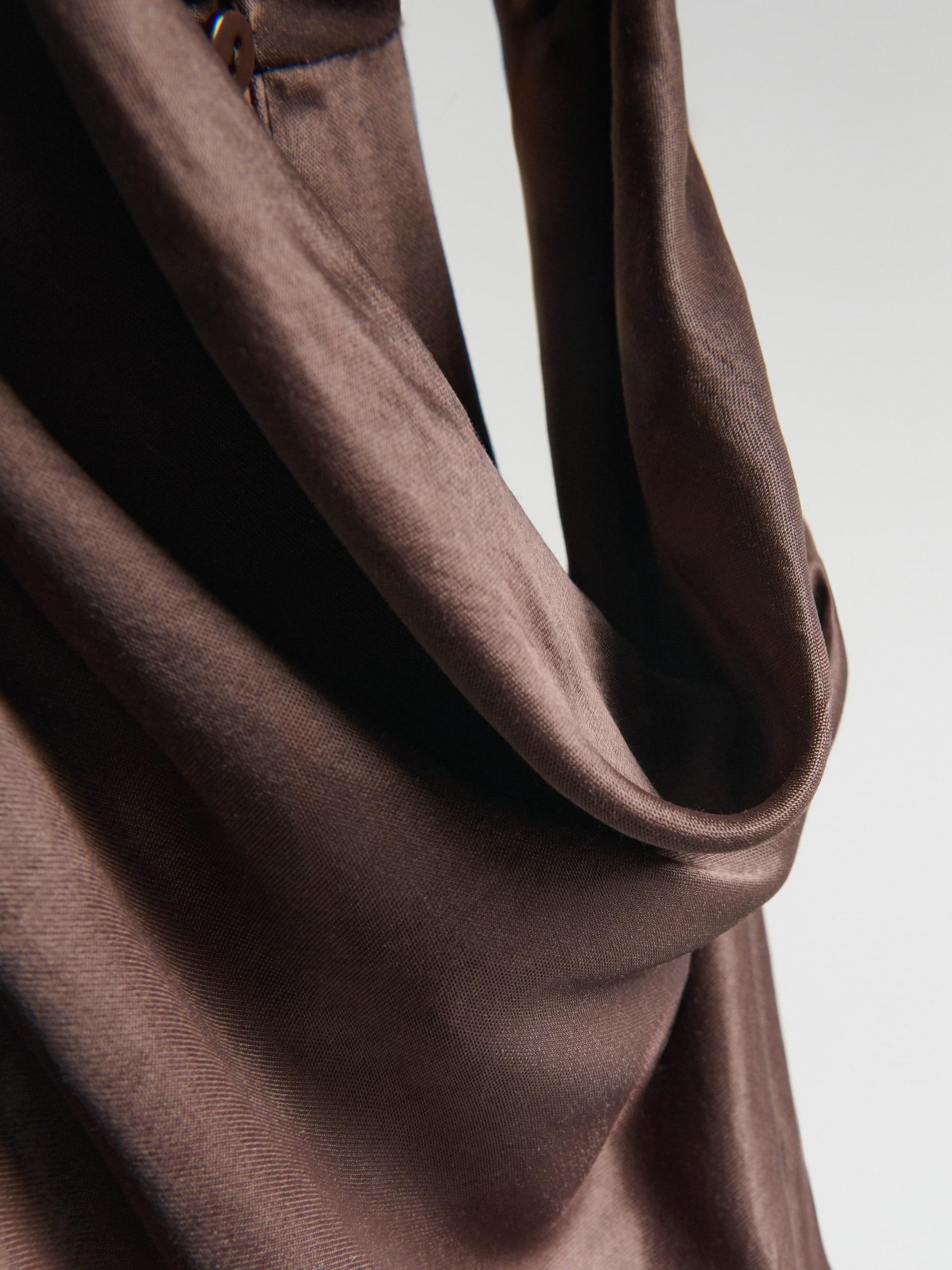 Brown Halter Top, Brown, large image number 1