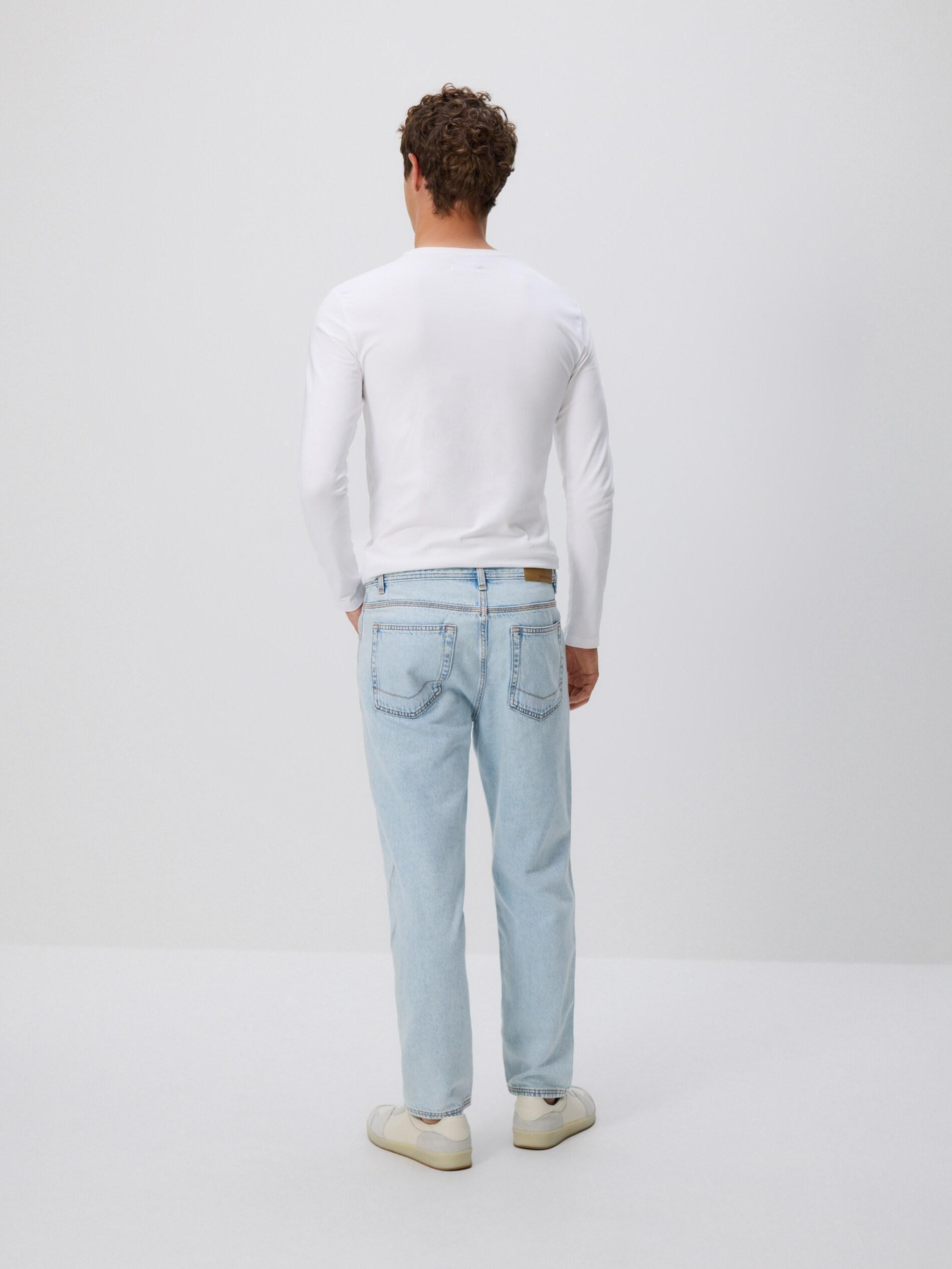 BLUE Carrot fit jeans, Blue, medium