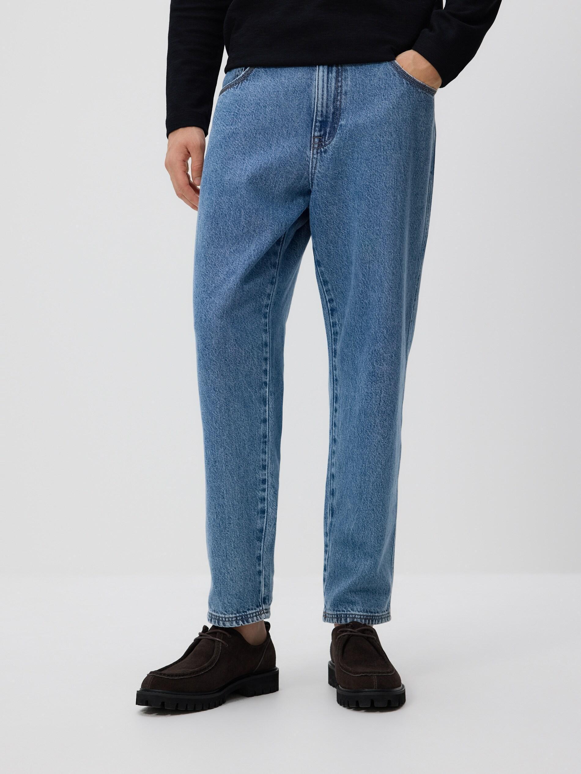 BLUE Carrot fit jeans, Blue, large image number 1