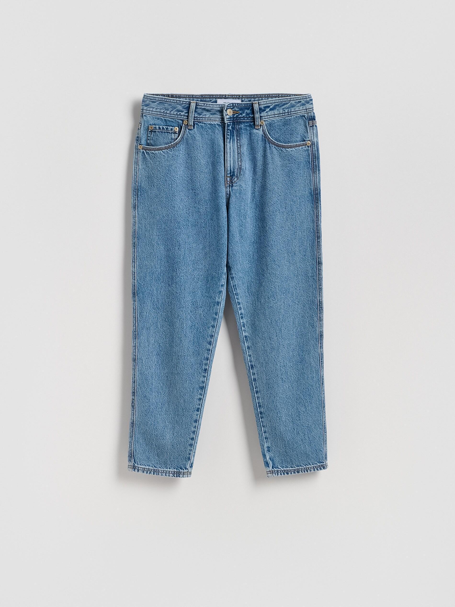 BLUE Carrot fit jeans, Blue, large image number 4