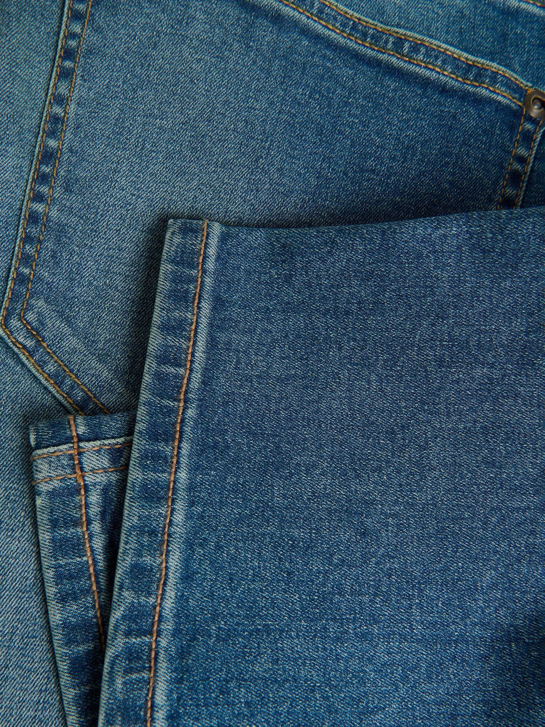 Indigo Jeans Carrot Slim Jeans With Wash Effect, Blue, large image number 4