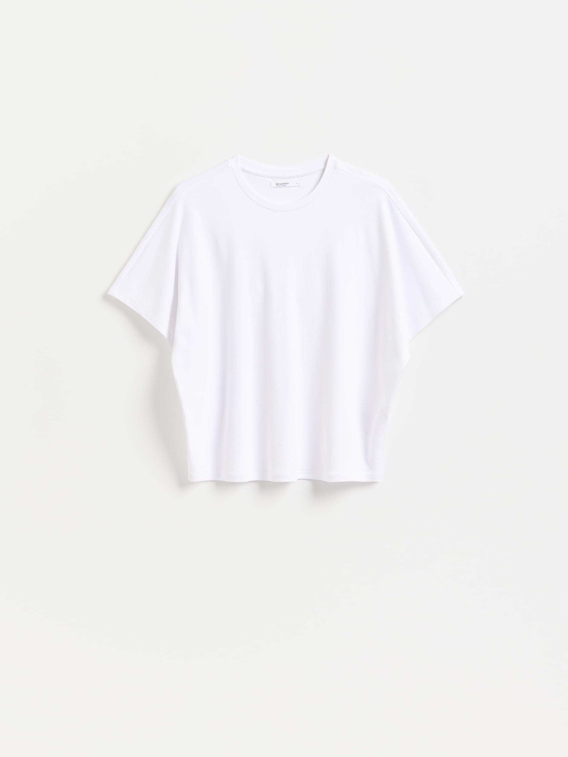 White Oversized T-Shirt, White, medium