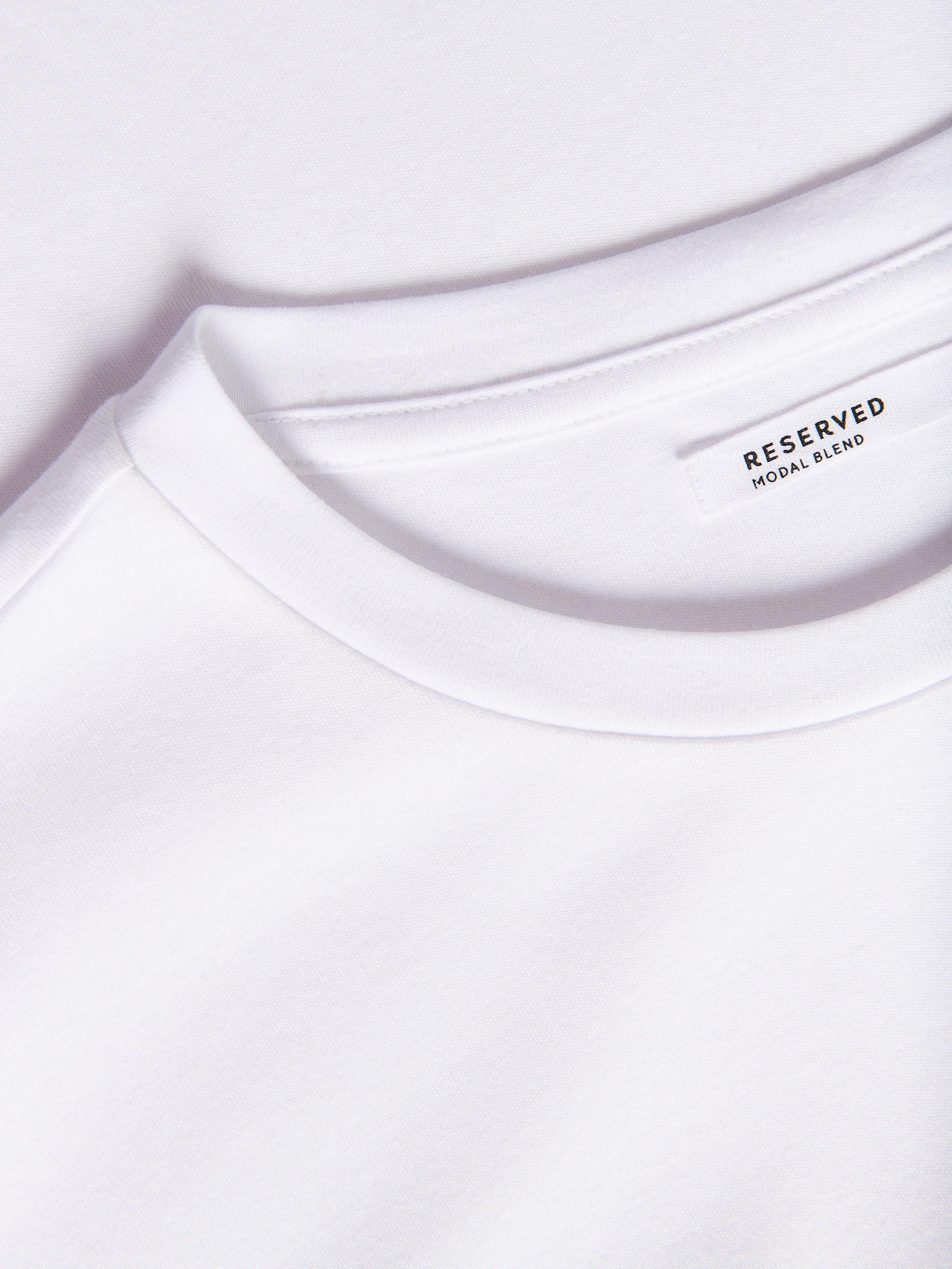 White Oversized T-Shirt, White, medium