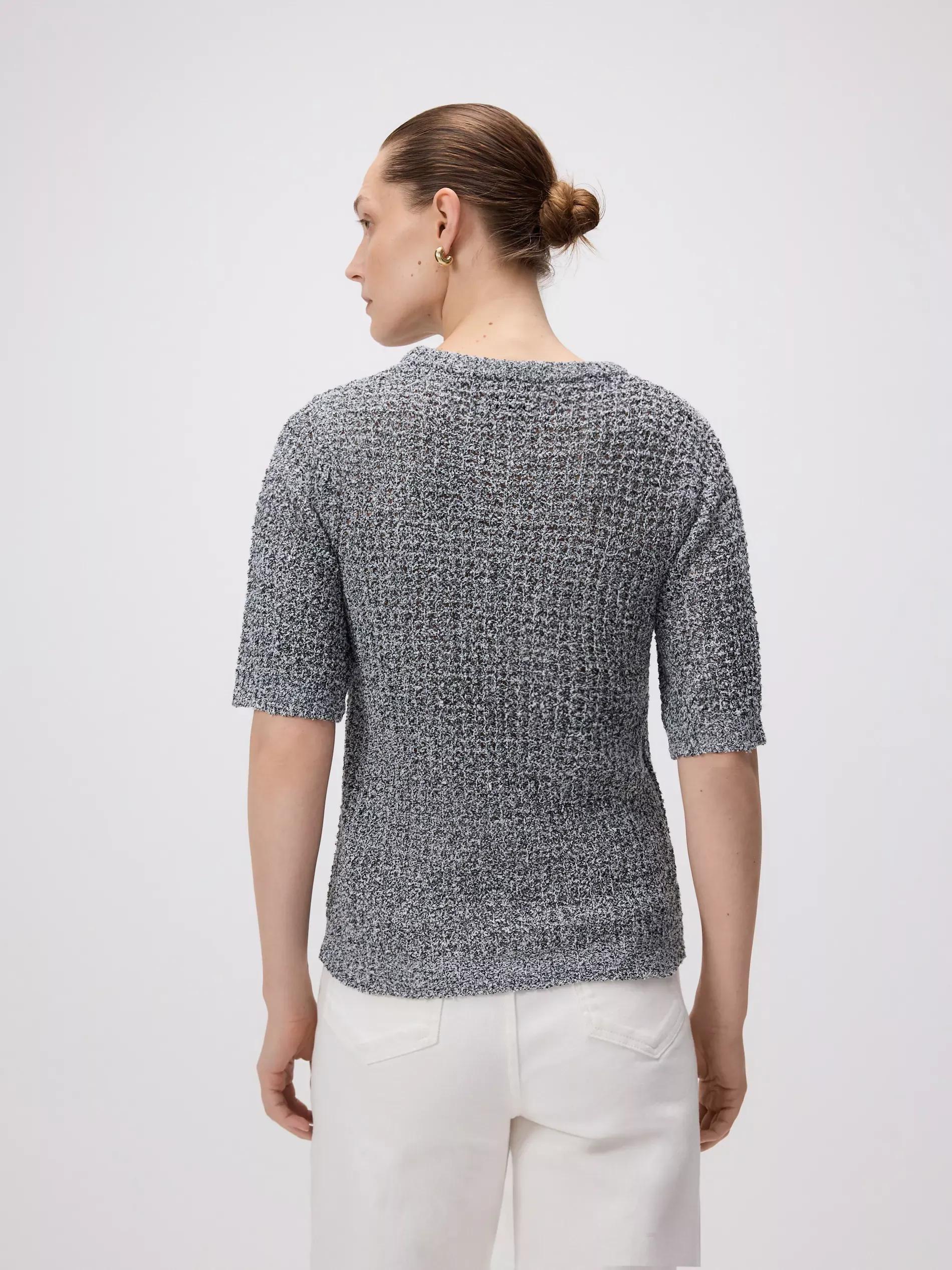Multicolour Short-Sleeved Sweater, Multicolor, large image number 4