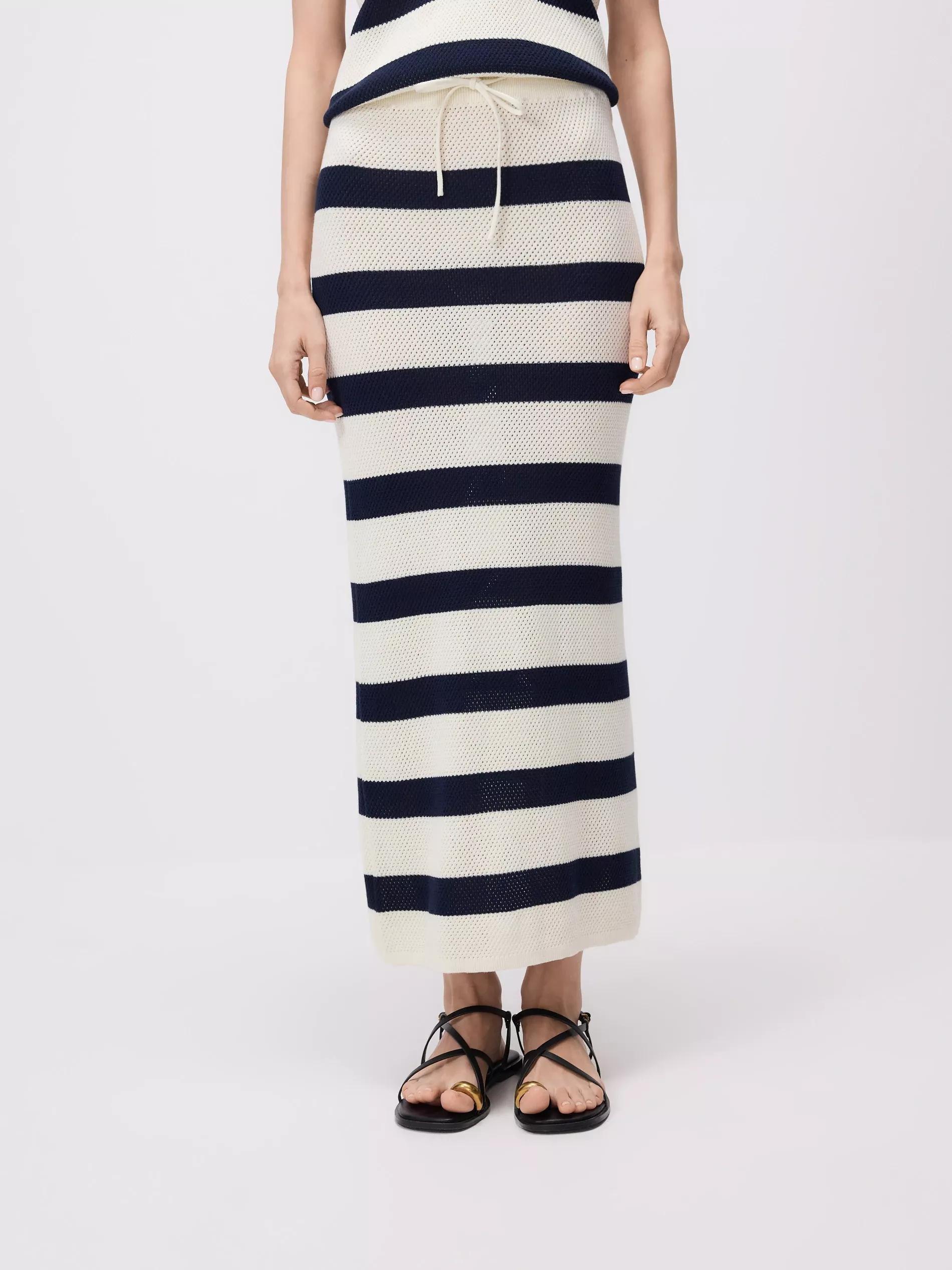 MULTICOLOR Maxi skirt with tie detail, , large image number 2