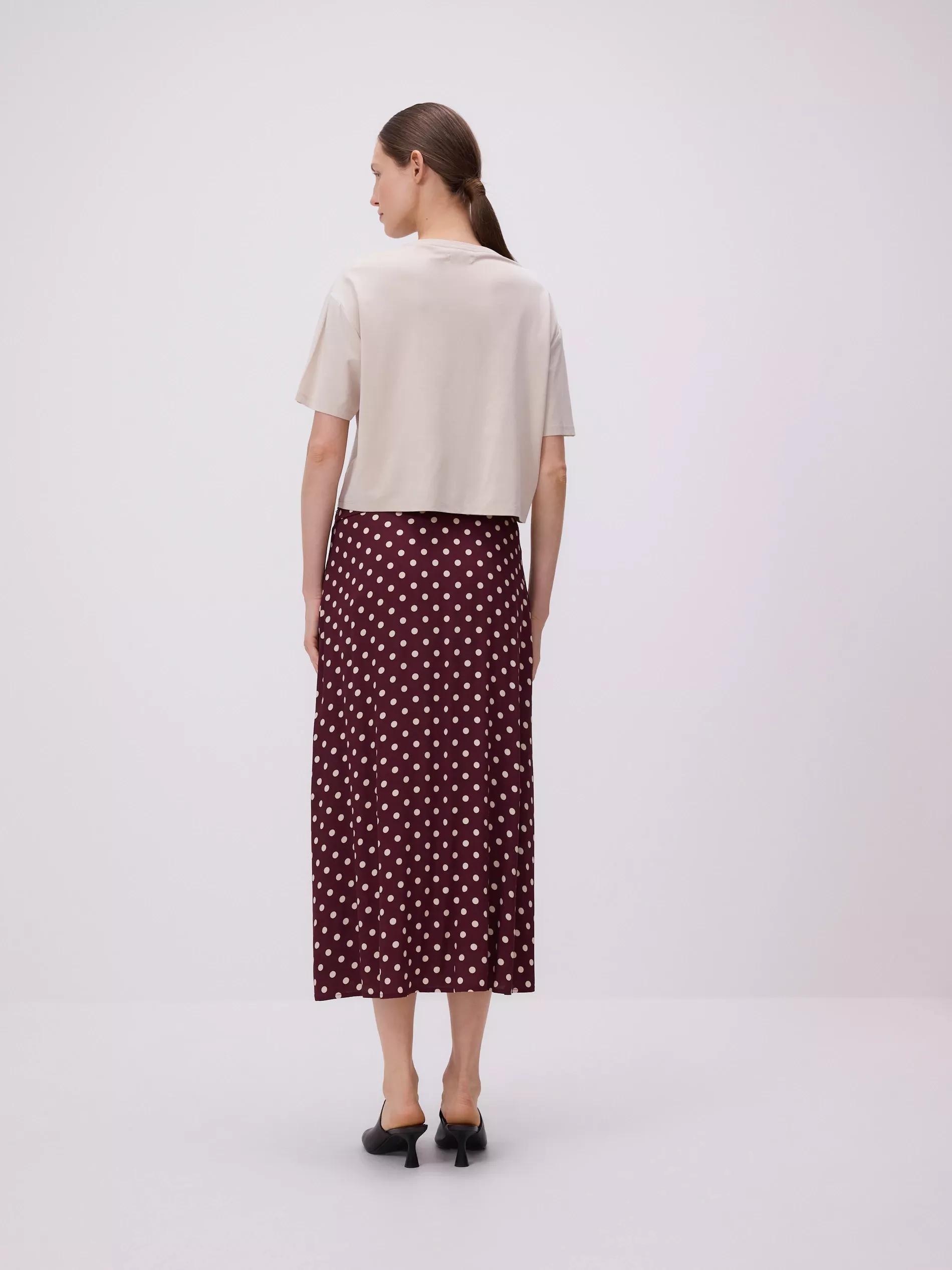 MULTICOLOR Polka dot midi skirt, , large image number 3