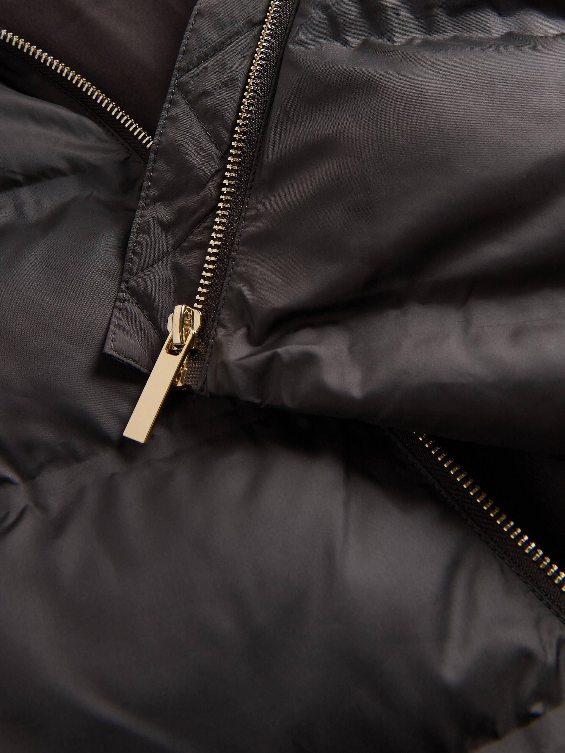 DARK BROWN Quilted vest with hood, Brown, large image number 5