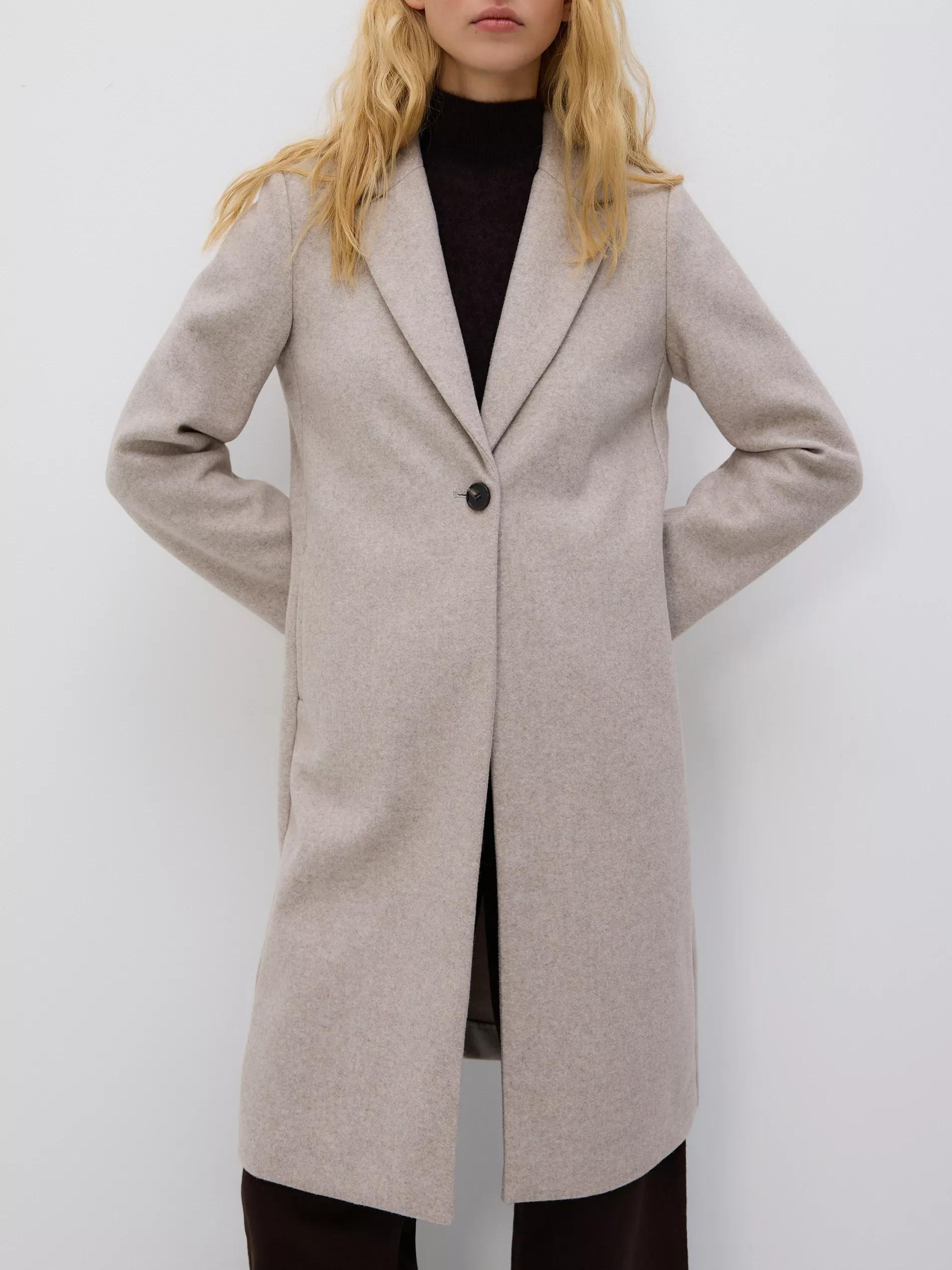 Beige Coat, Beige, medium