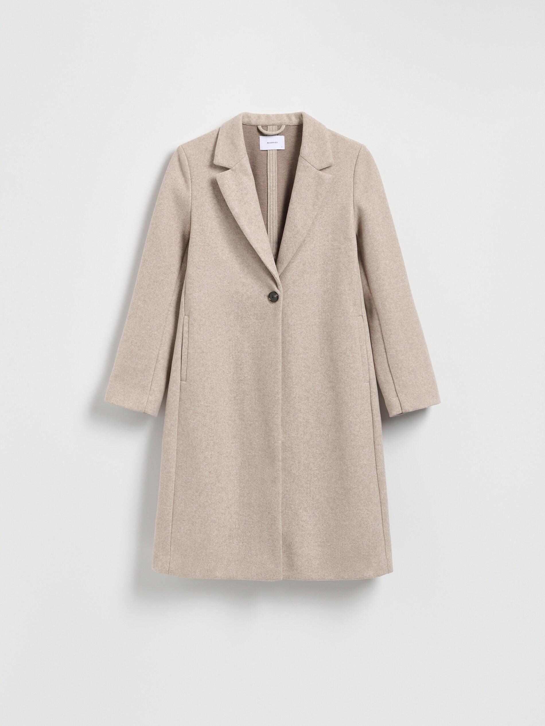Beige Coat, Beige, large image number 4