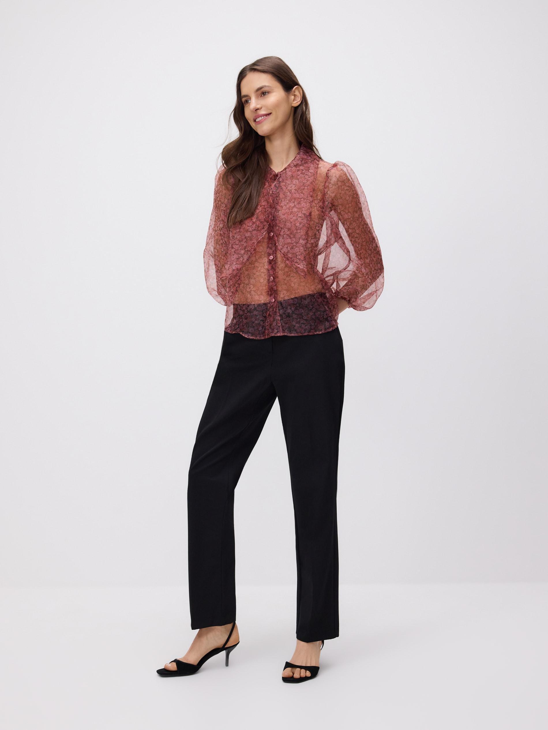 Multicolour Sheer Blouse, Multicolor, large image number 2