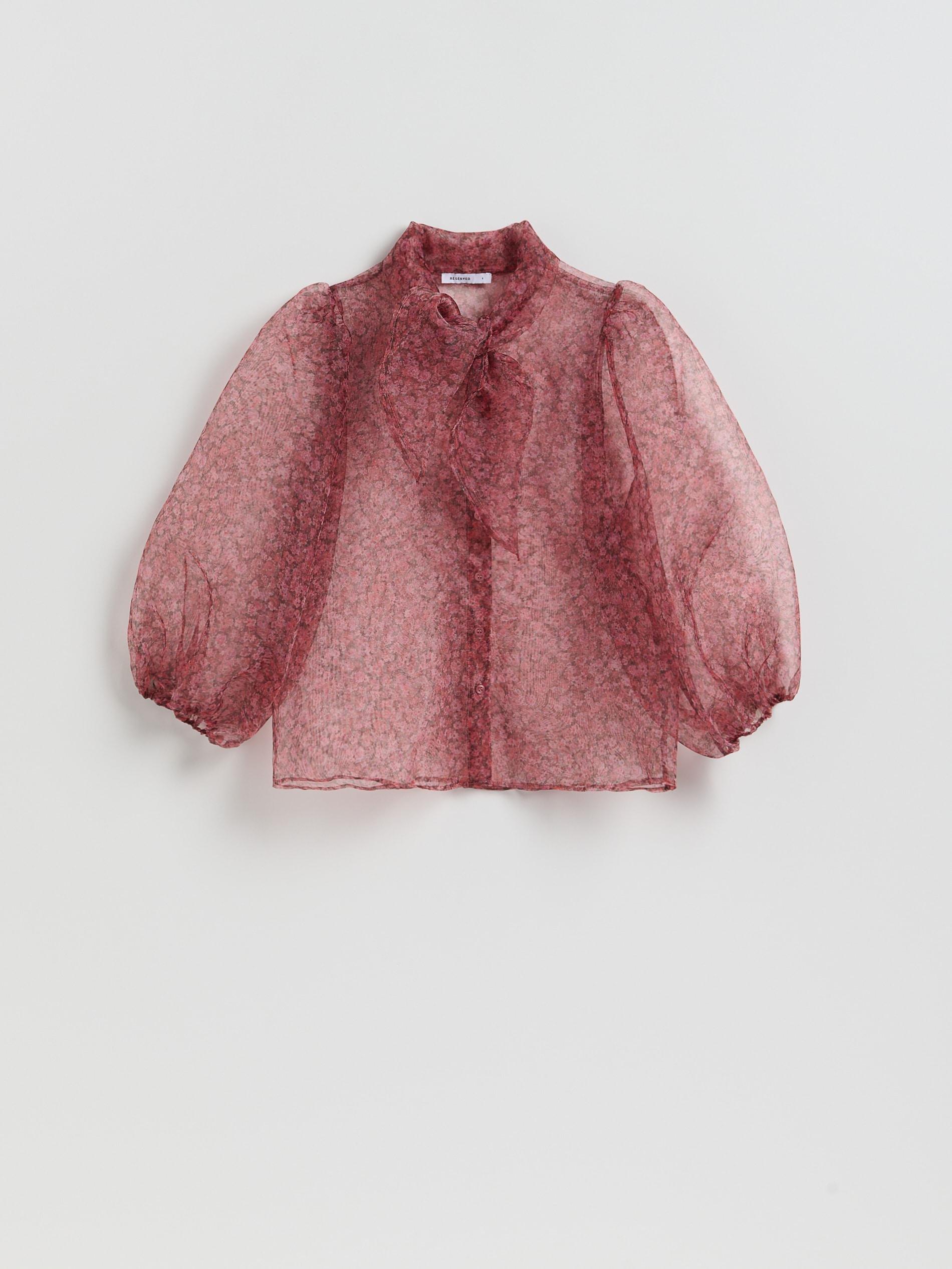 Multicolour Sheer Blouse, Multicolor, large image number 5