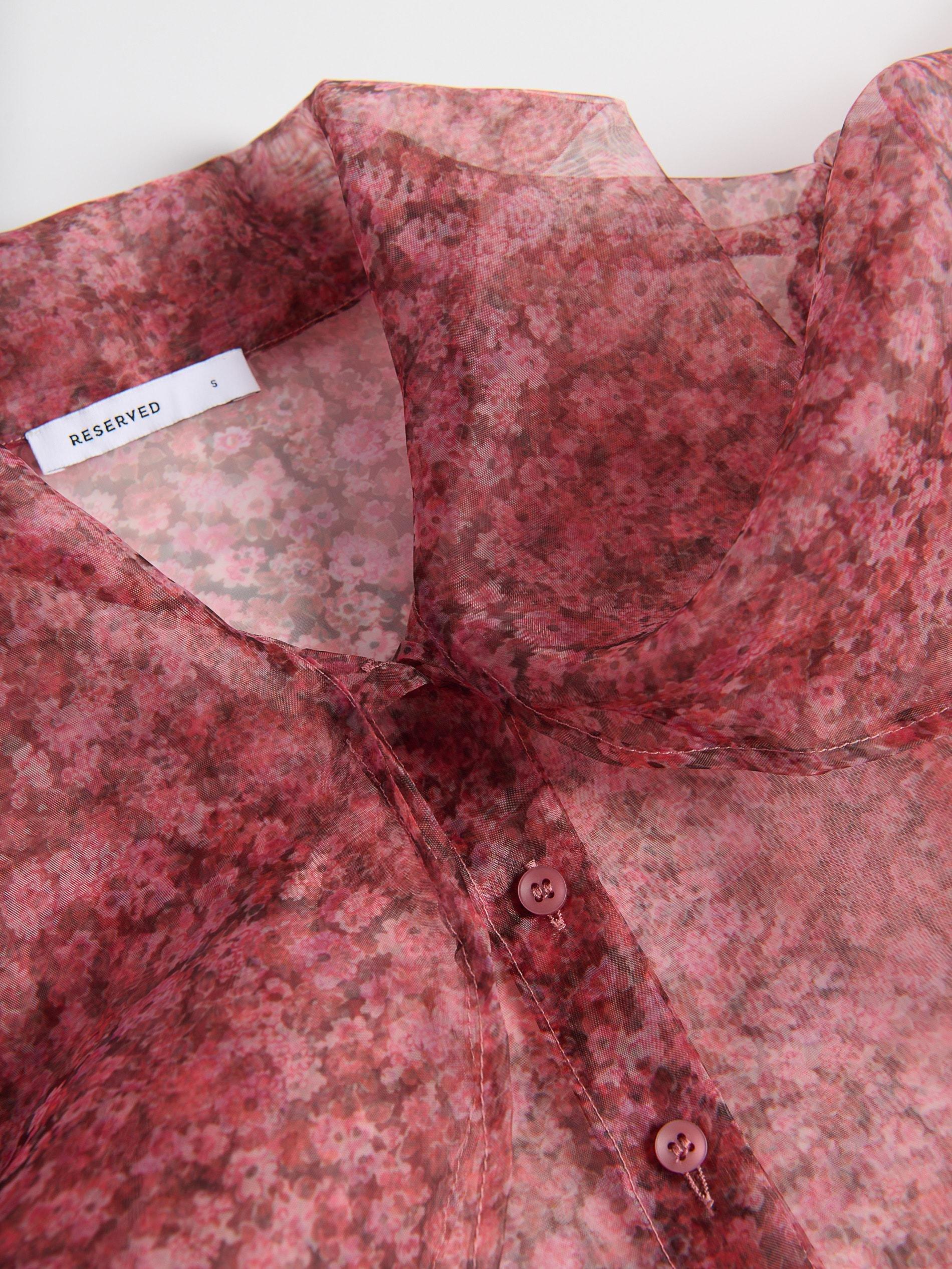 Multicolour Sheer Blouse, Multicolor, large image number 6
