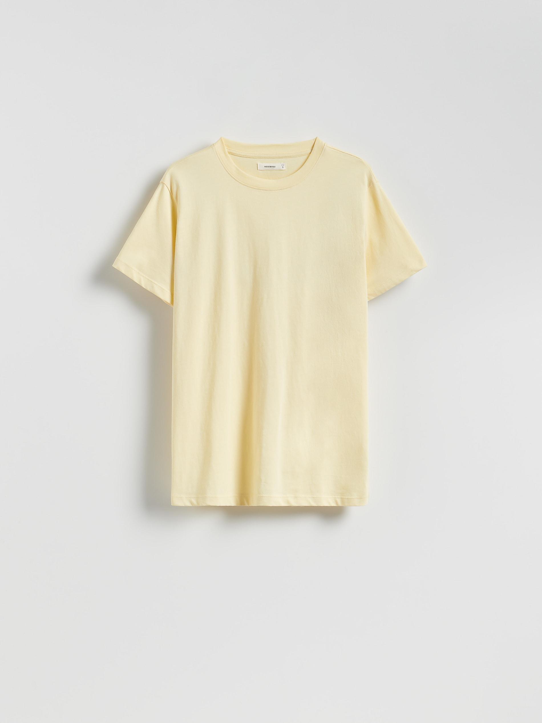 Yellow Regular Fit Cotton T-Shirt, , large image number 3