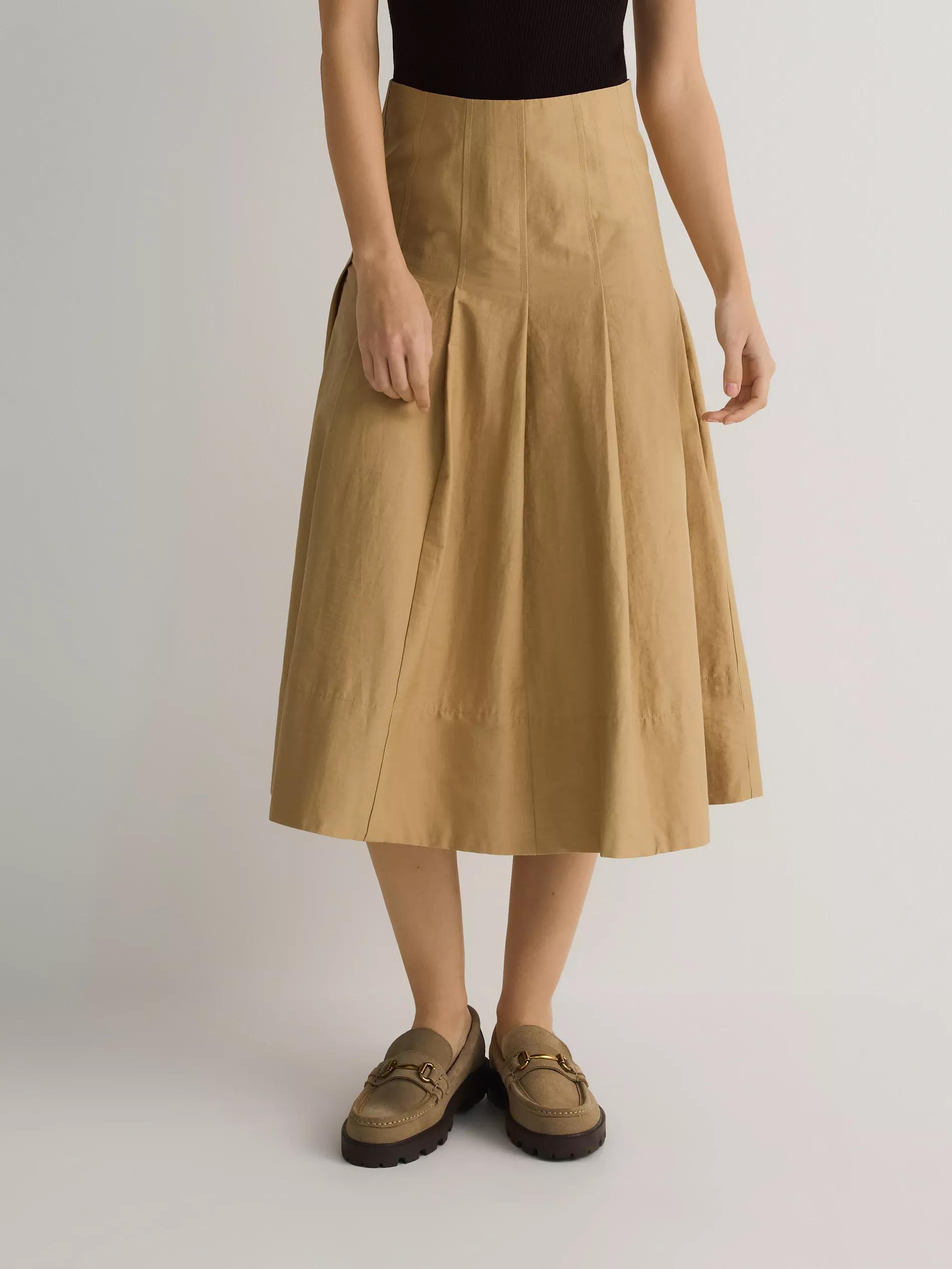 Yellow Skirt, Beige, large image number 2