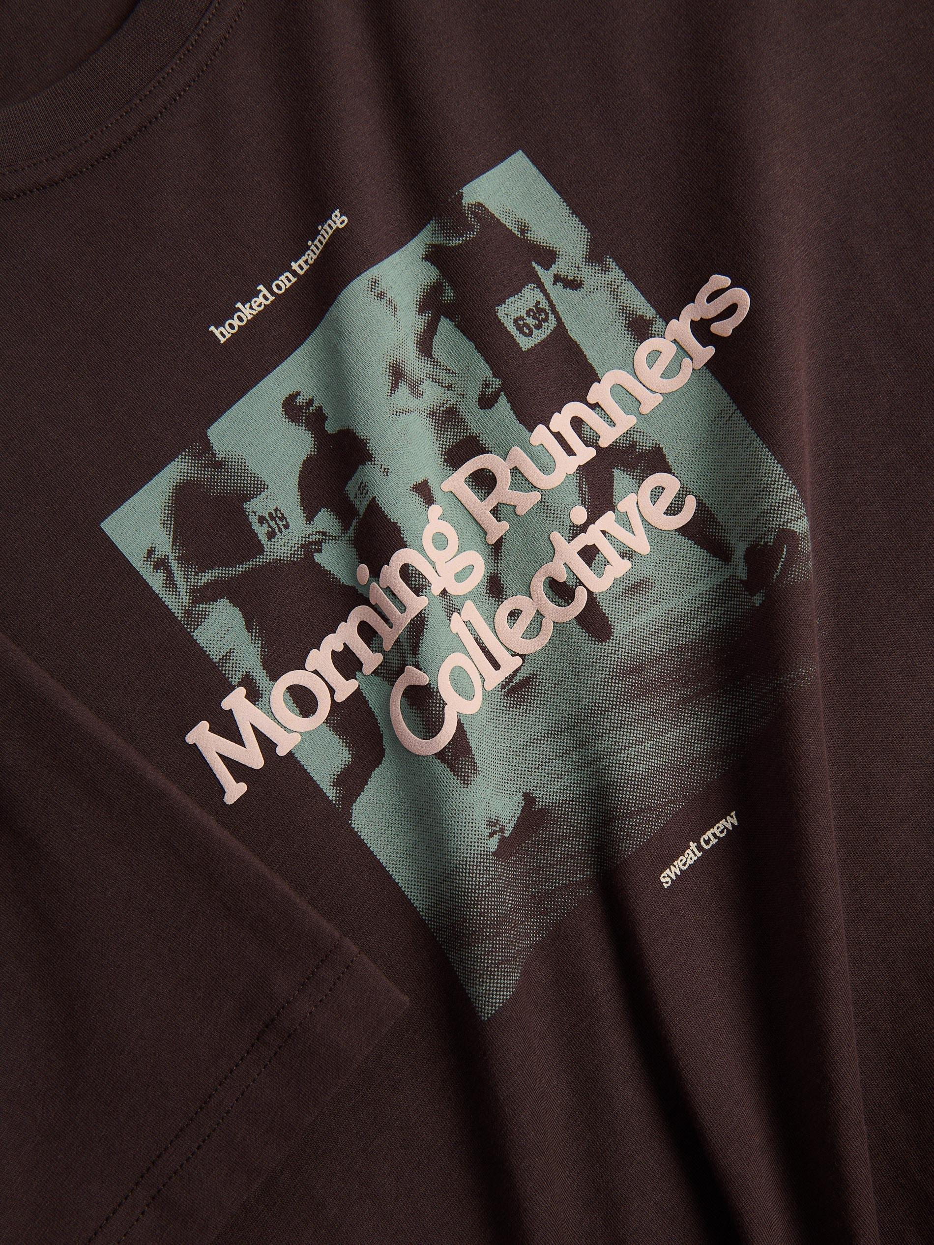 Brown Regular Fit Printed T-Shirt, Brown, large image number 1