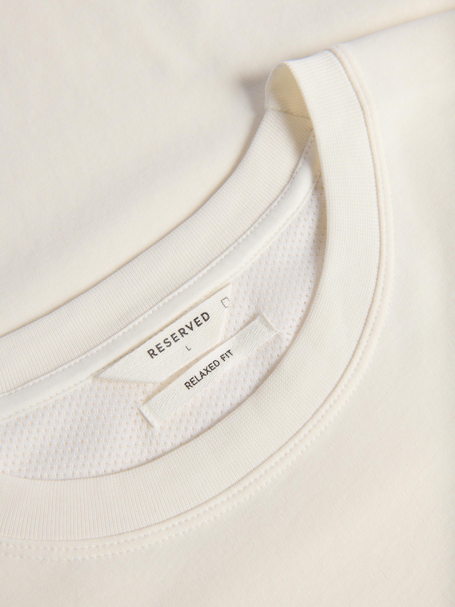 تيشيرت رجالي كريمي, Ivory, large image number 6