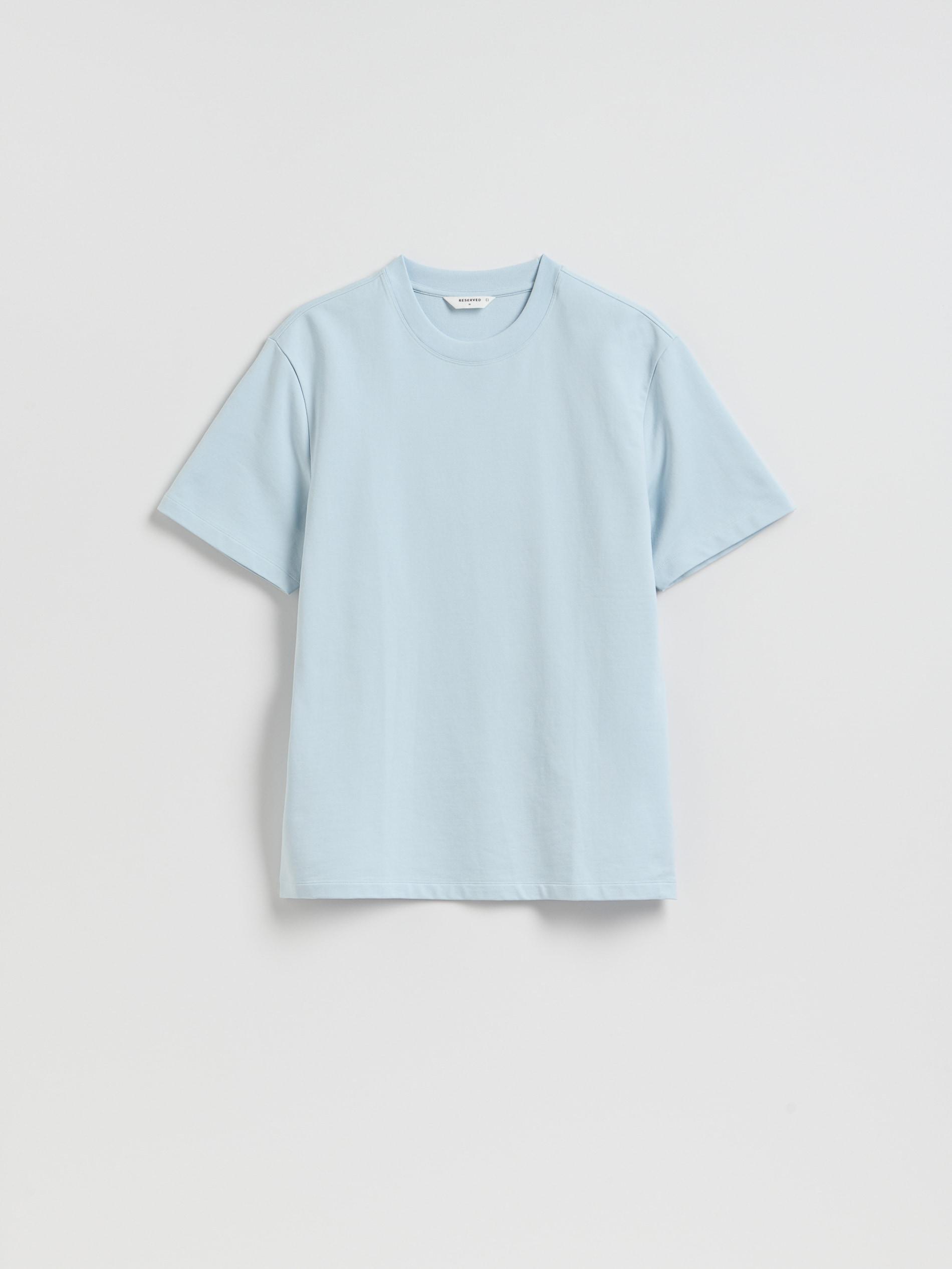 Blue Comfort T-Shirt With Back Print, Blue, large image number 4