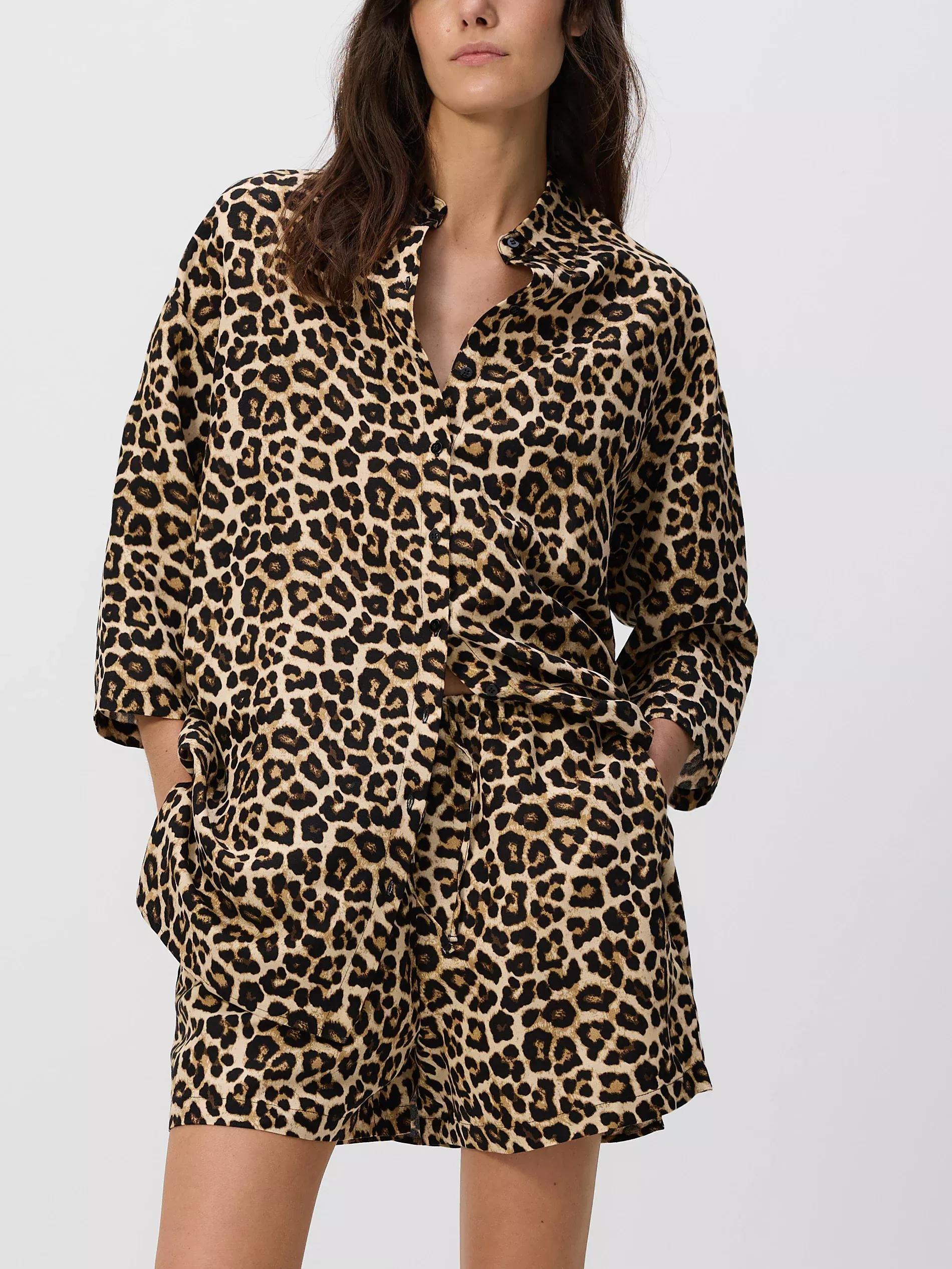MULTICOLOR Long linen shirt, , large image number 1