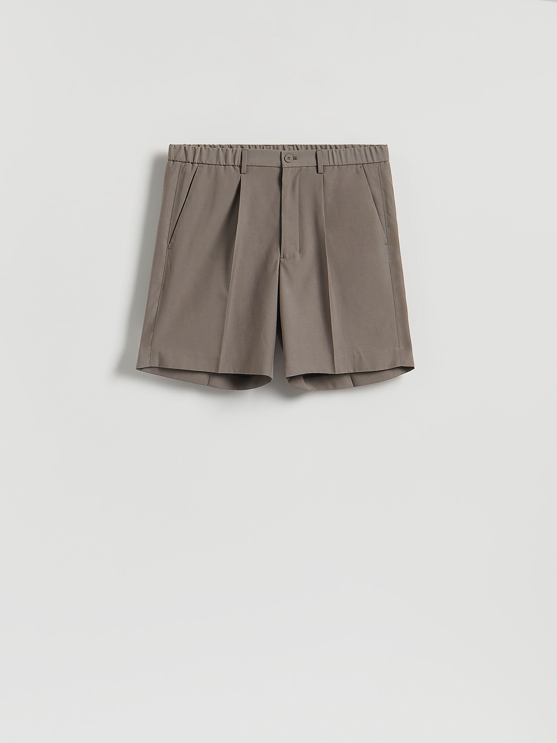 COFFEE Chino shorts with pressed crease, Brown, large image number 4