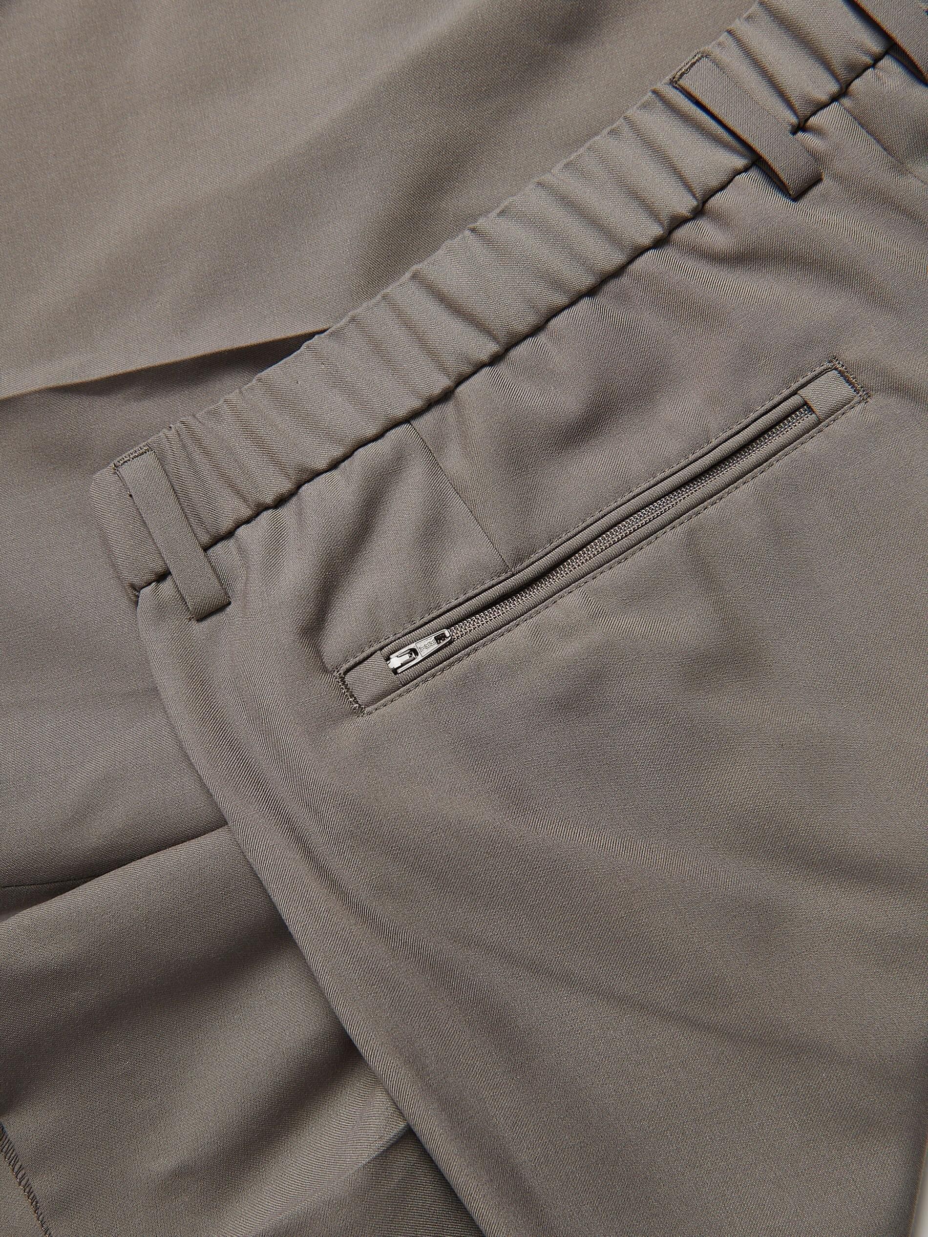 COFFEE Chino shorts with pressed crease, Brown, large image number 5