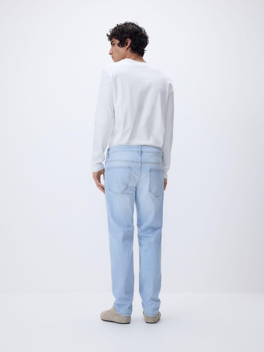 جينز ضيق مع الغسيل تأثير أزرق, Blue, medium