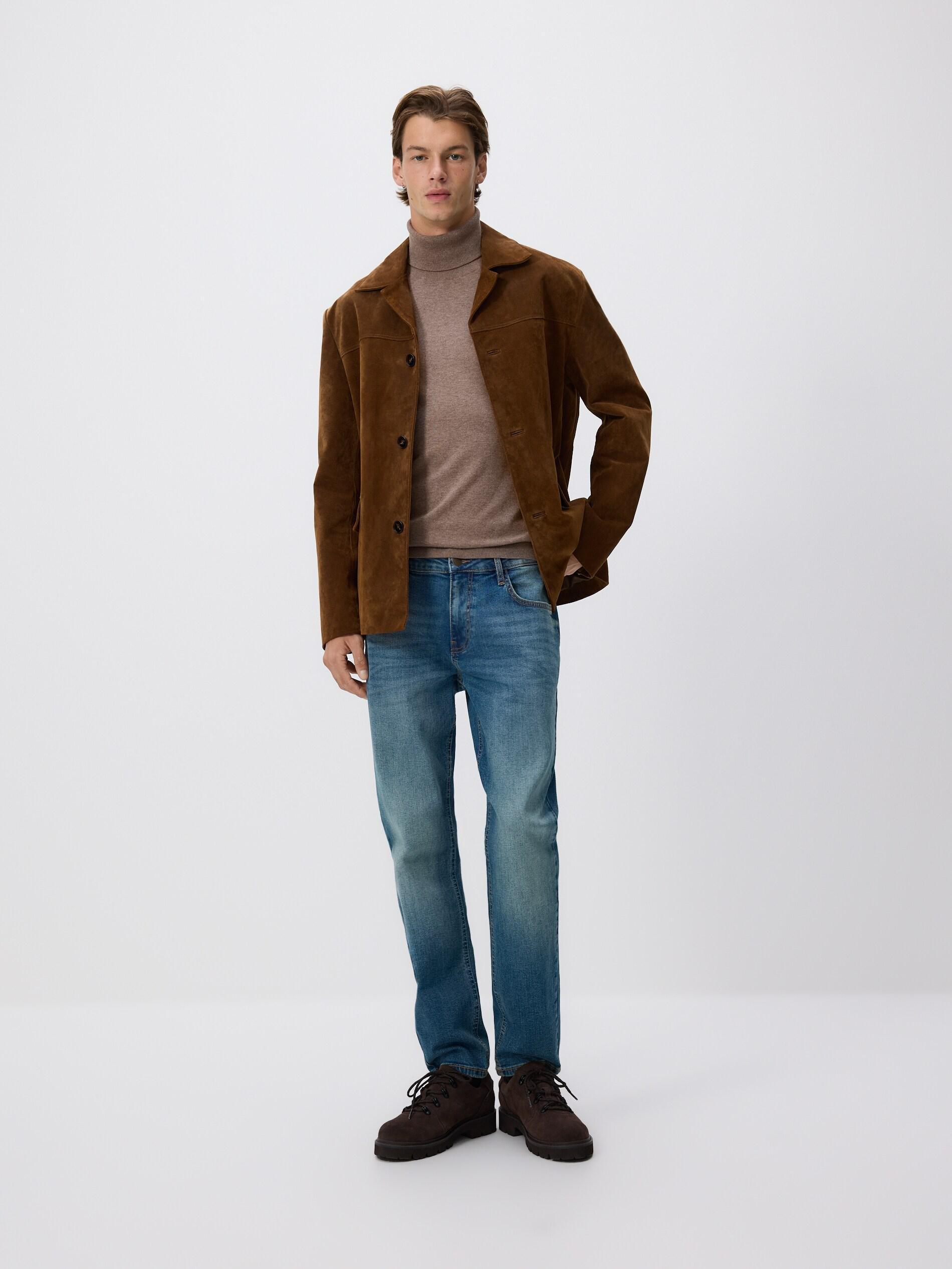 INDIGO JEANS Slim jeans with wash effect, Blue, large image number 0