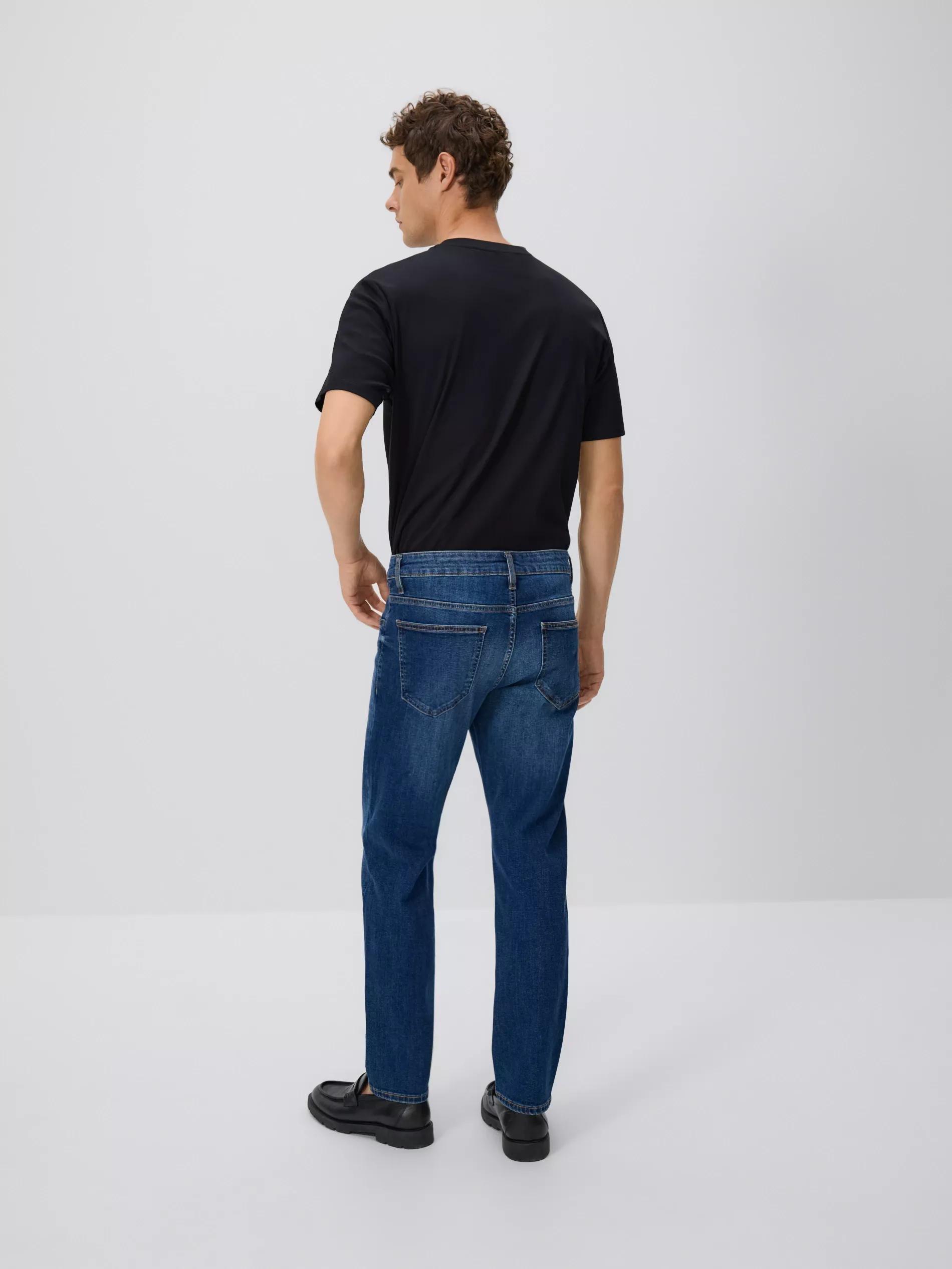 Navy Slim Jeans With Wash Effect, Navy, medium