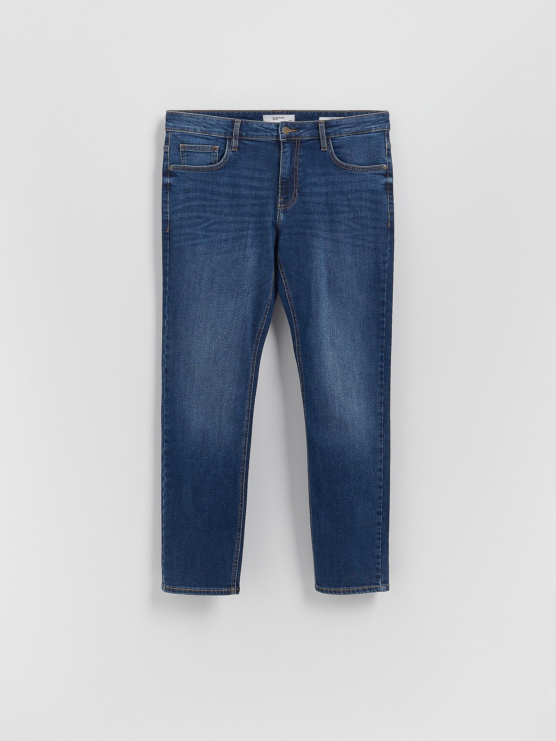 NAVY Slim jeans with wash effect, Navy, large image number 3