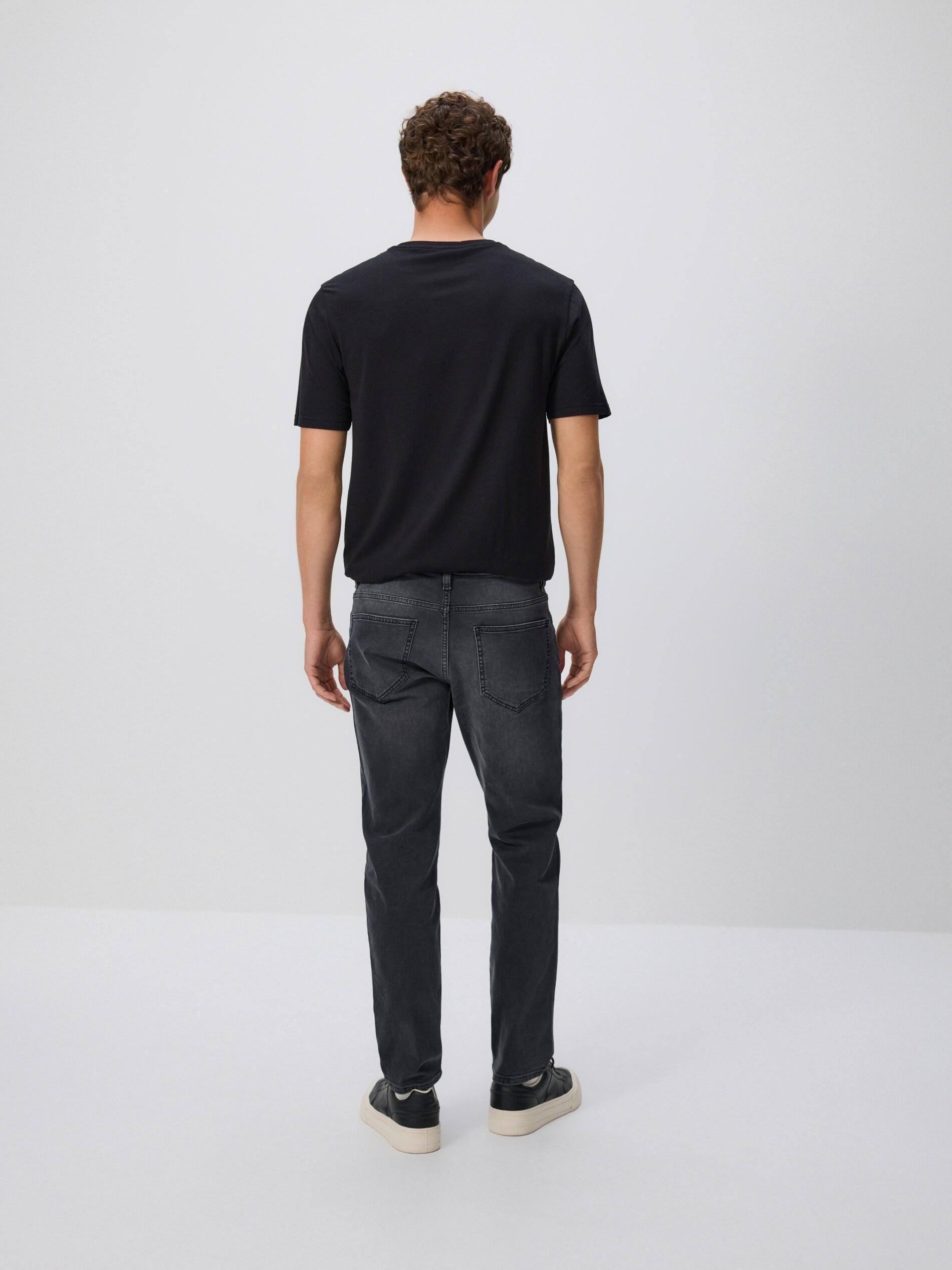 Grey Slim Jeans With Wash Effect, Grey, large image number 3