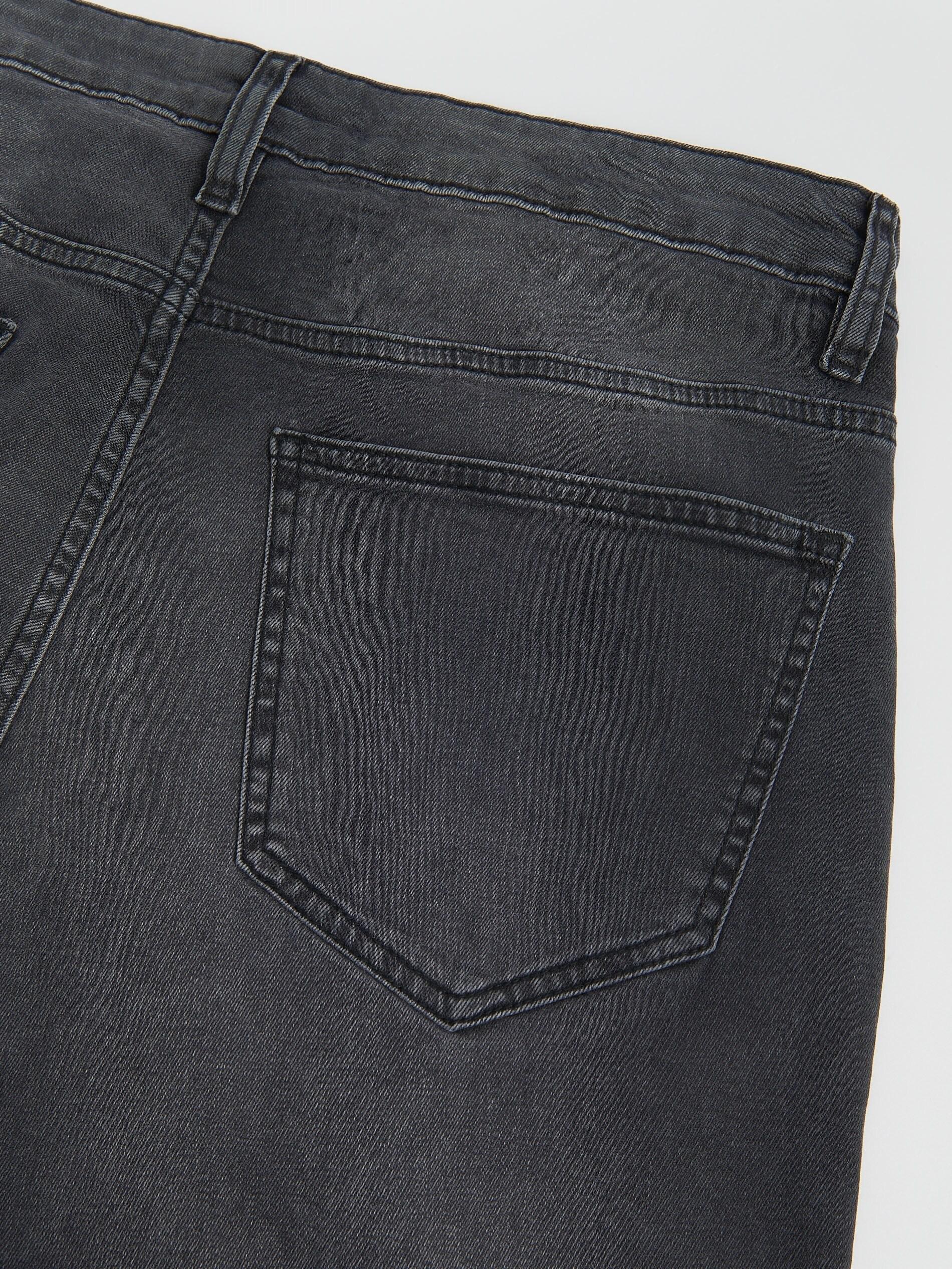 Grey Slim Jeans With Wash Effect, Grey, large image number 5
