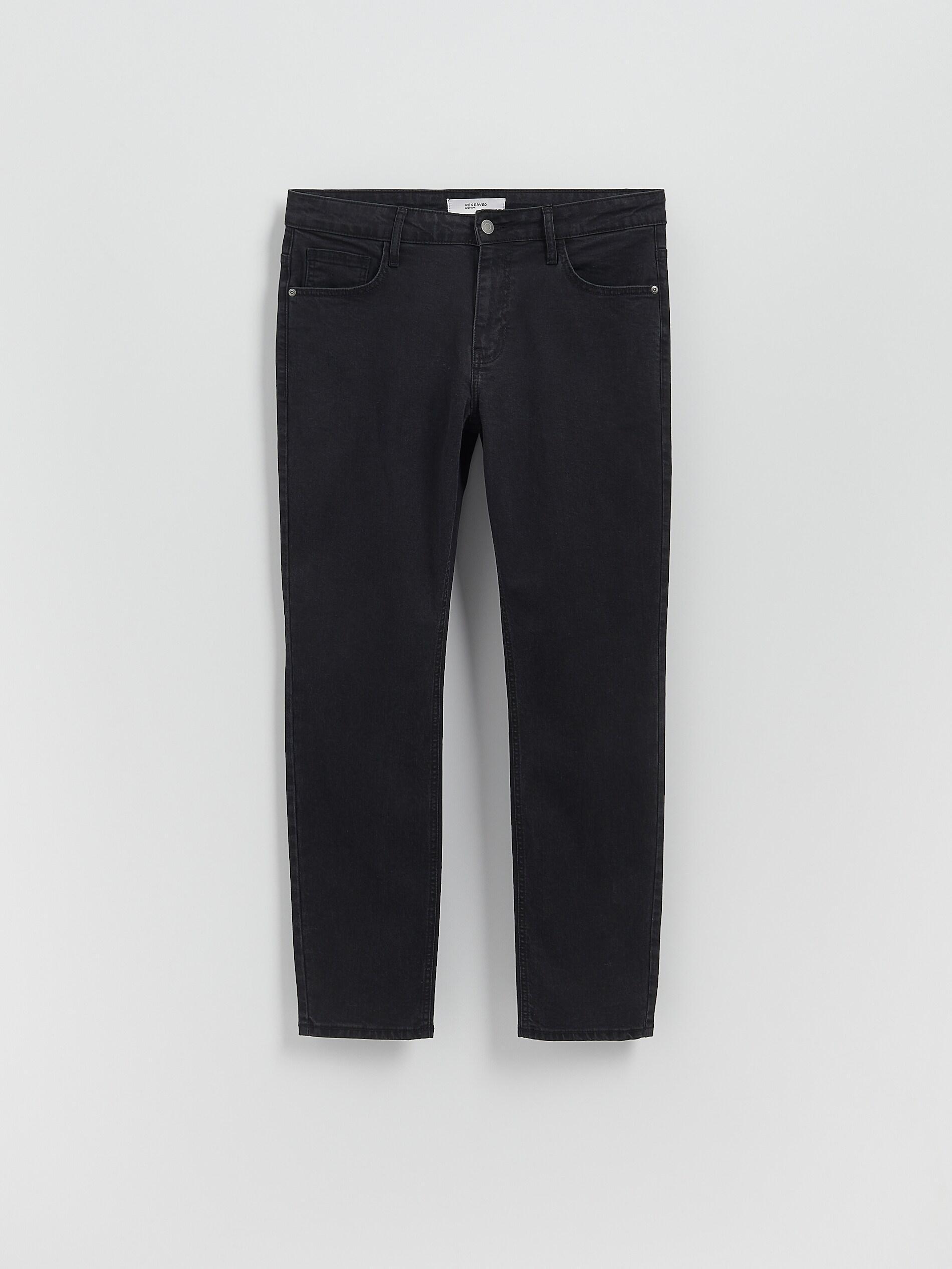 BLACK Slim jeans with wash effect, Black, large image number 3