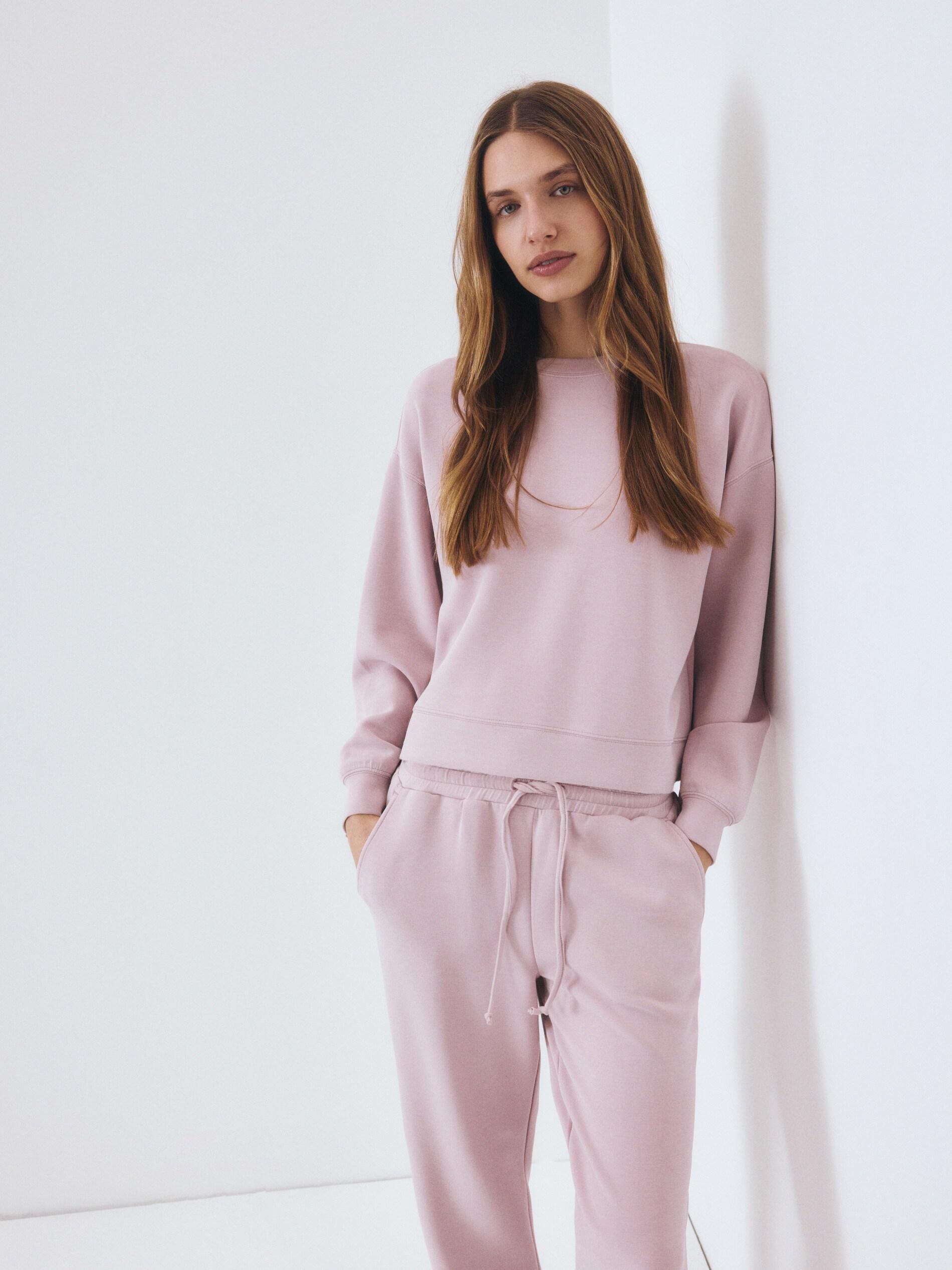 Pink Relaxed Casual Blouse, Pink, medium