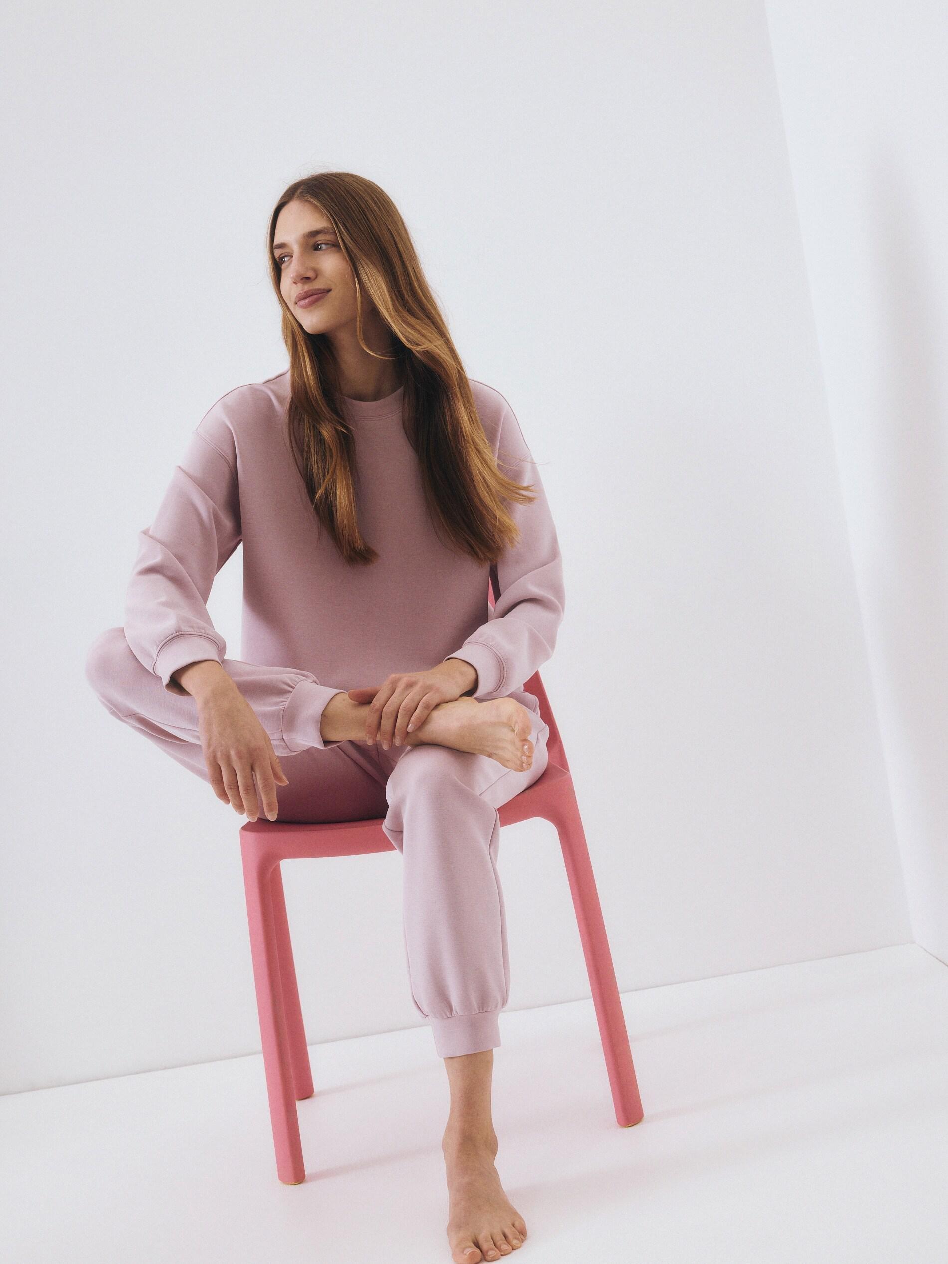 Pink Relaxed Casual Blouse, Pink, medium