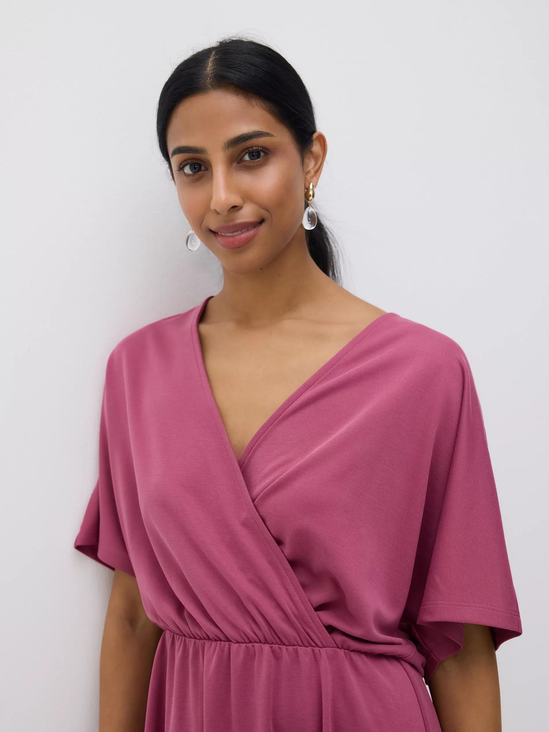 Pink Modal Rich Mini Dress, , large image number 2