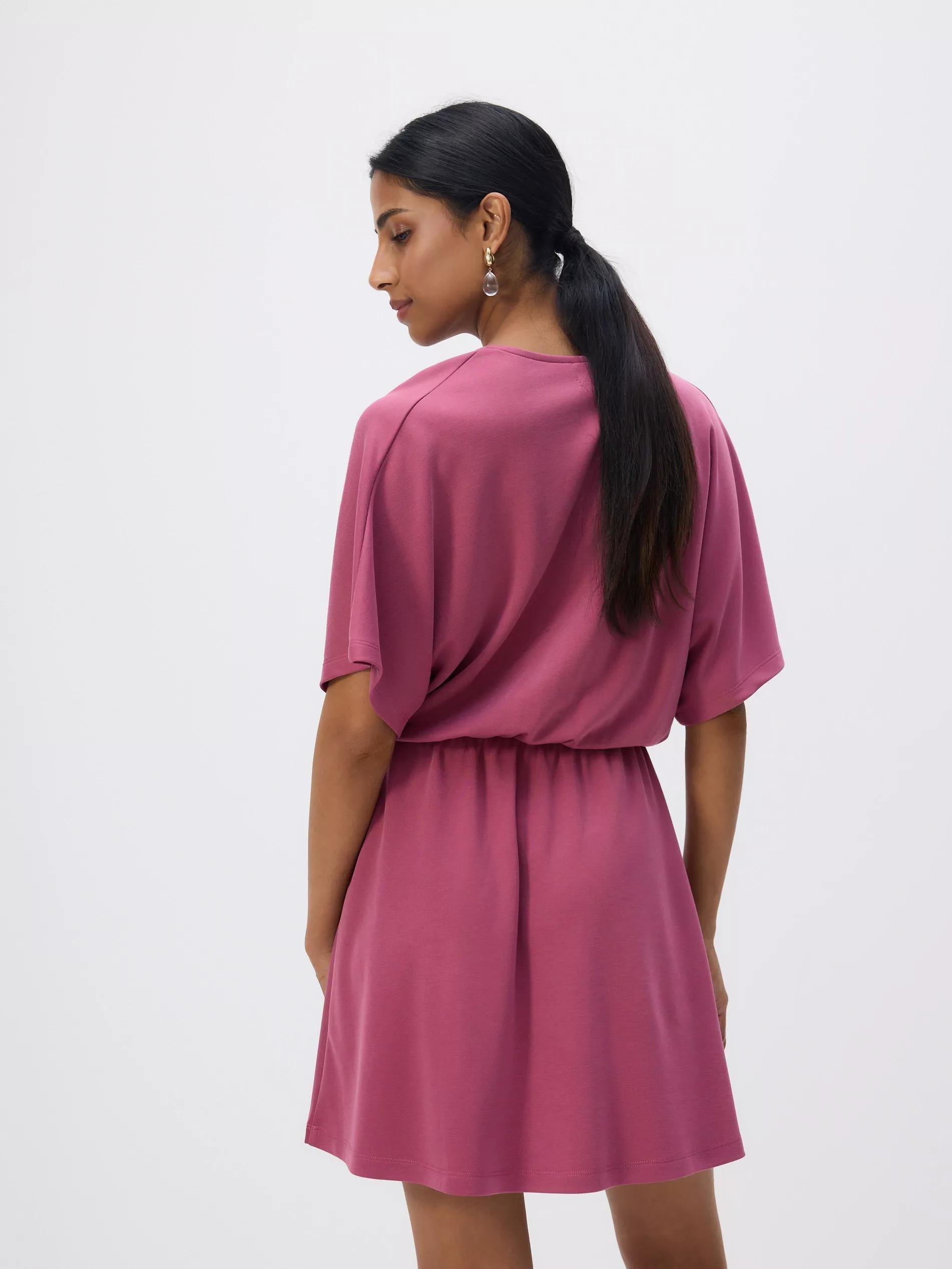 Pink Modal Rich Mini Dress, , large image number 3