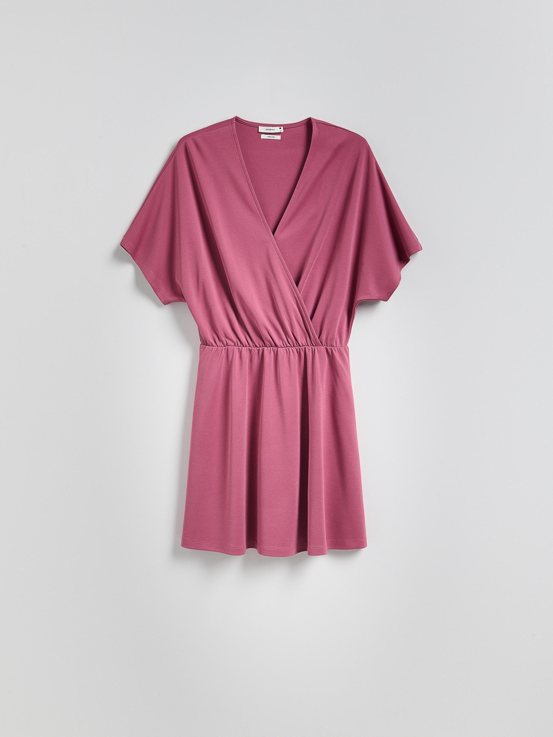 Pink Modal Rich Mini Dress, , large image number 4