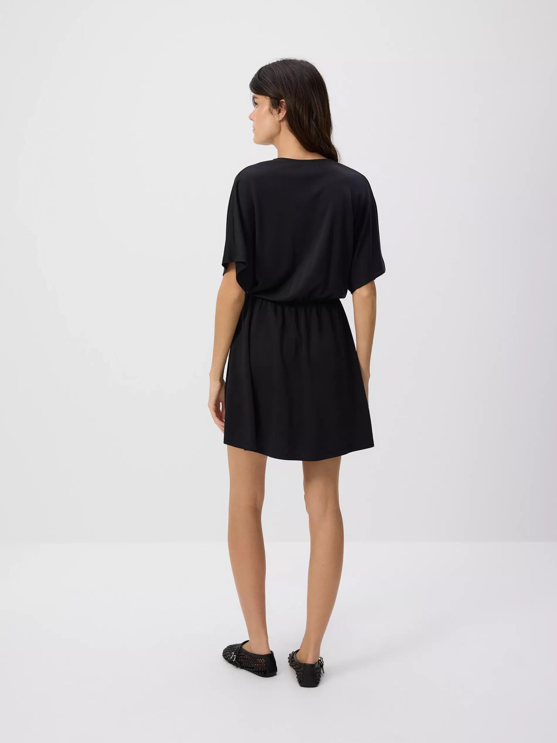 Grey Modal Rich Mini Dress, Grey, large image number 1