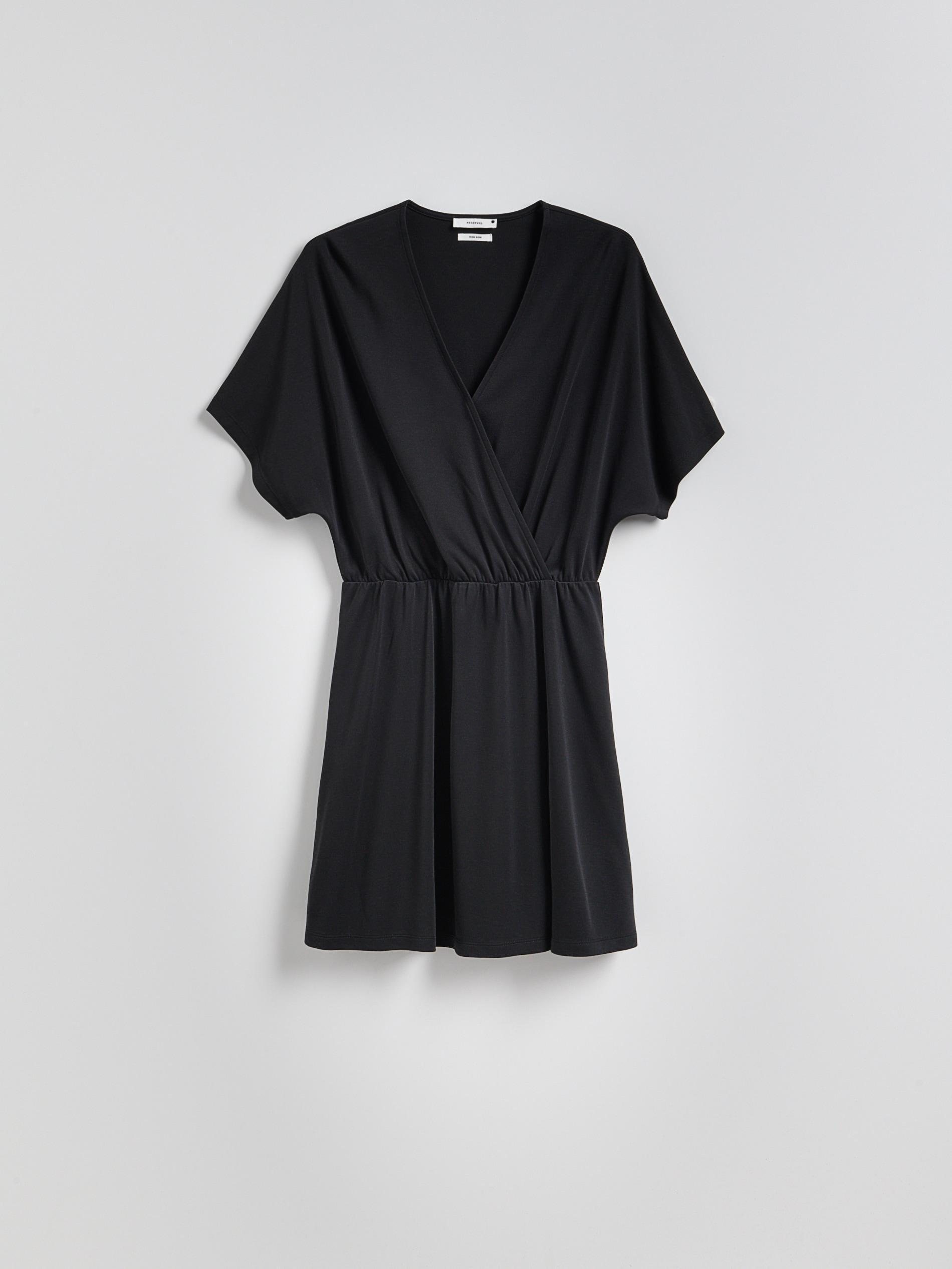 Grey Modal Rich Mini Dress, Grey, large image number 4