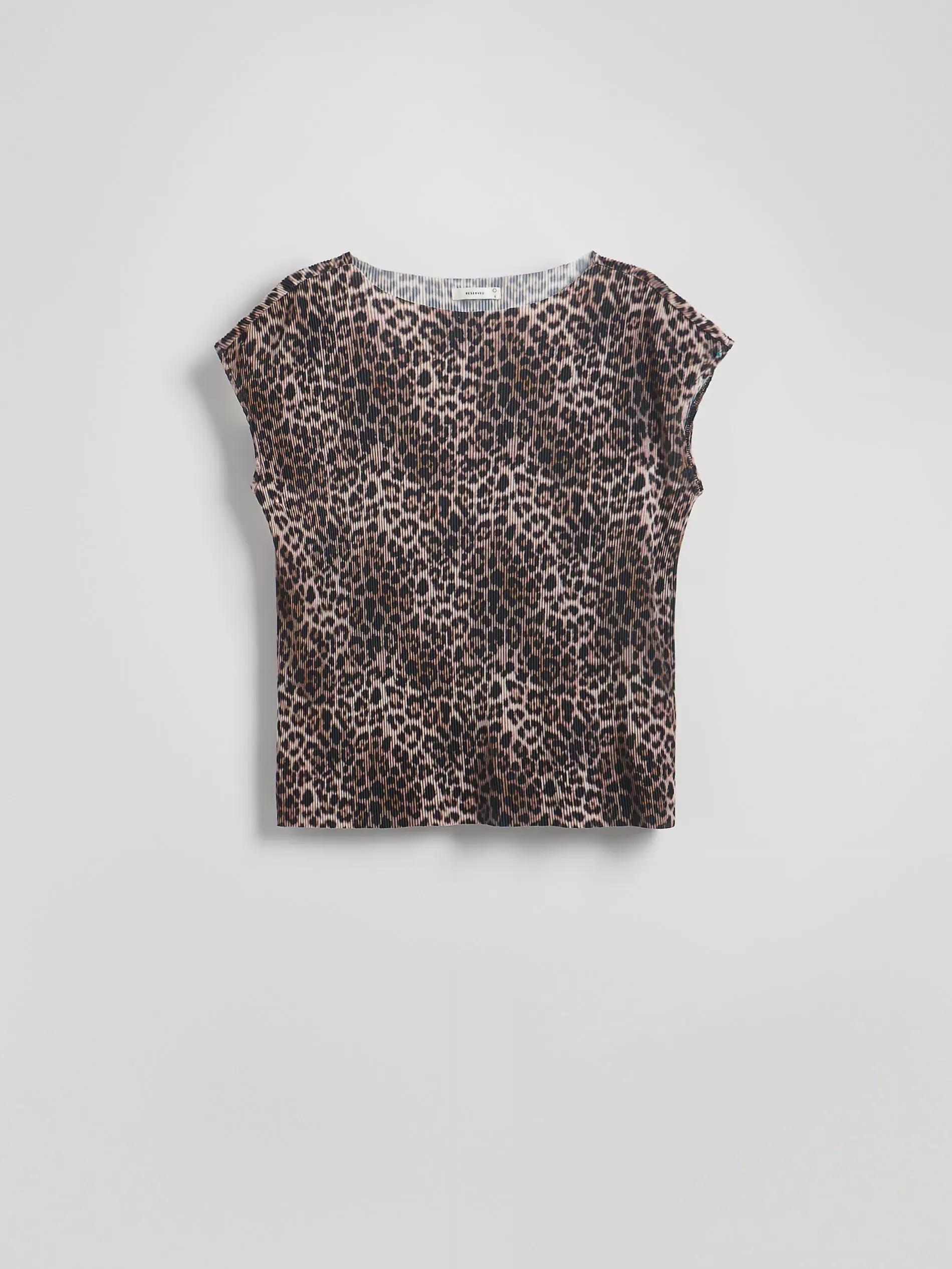 Multicolour Animal Print Blouse, , large image number 5