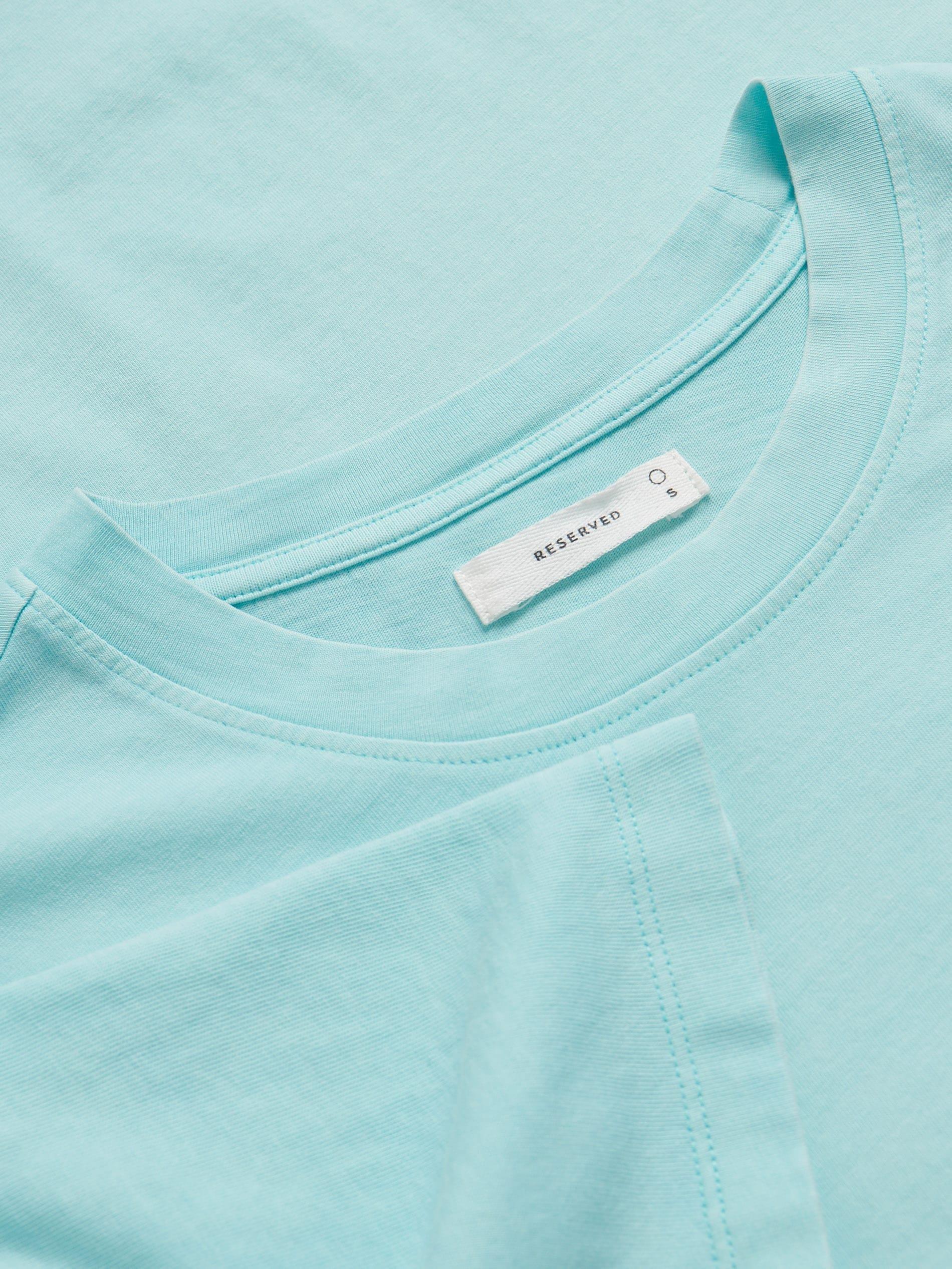 Blue T-Shirt With Wash Effect, Blue, large image number 1