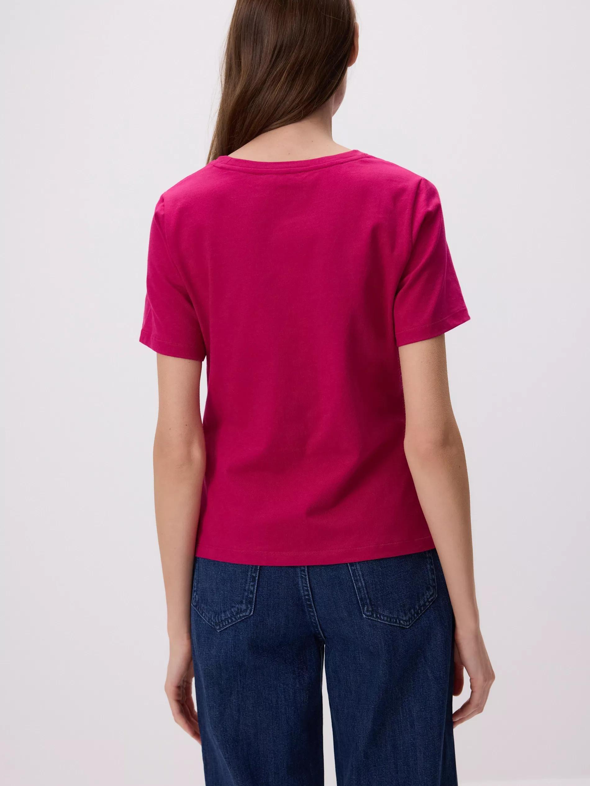 Pink Blouse With Tie Details, Purple, large image number 3