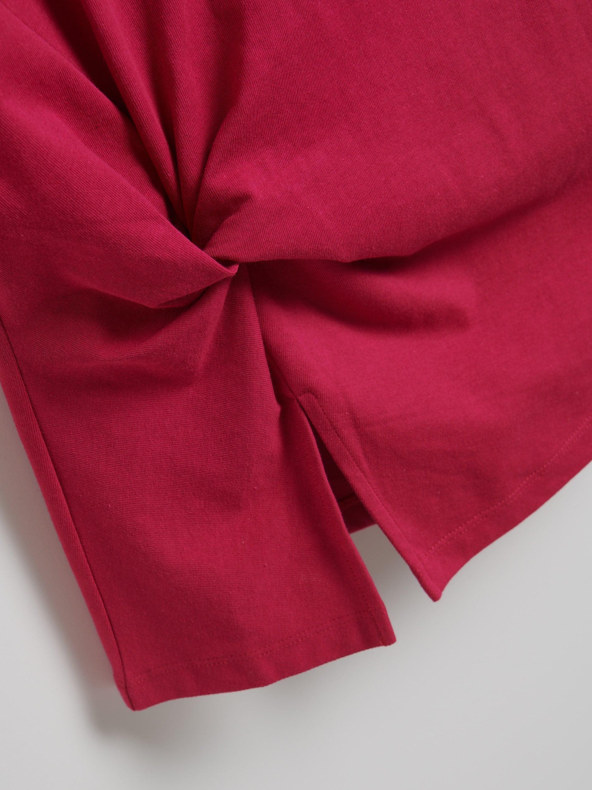 Pink Blouse With Tie Details, Purple, large image number 5