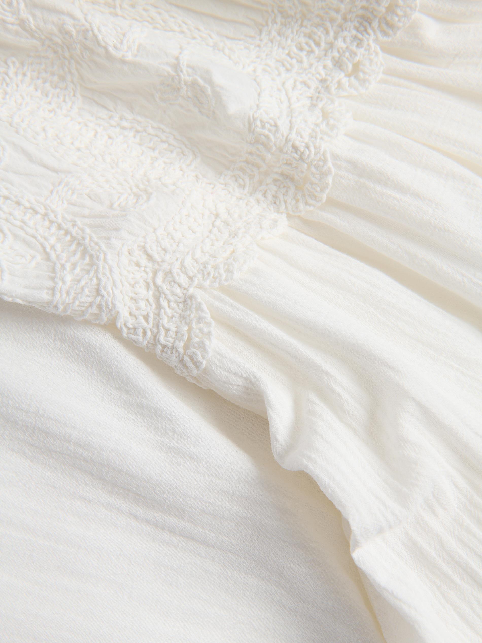 Cream Midi Dress, , large image number 5